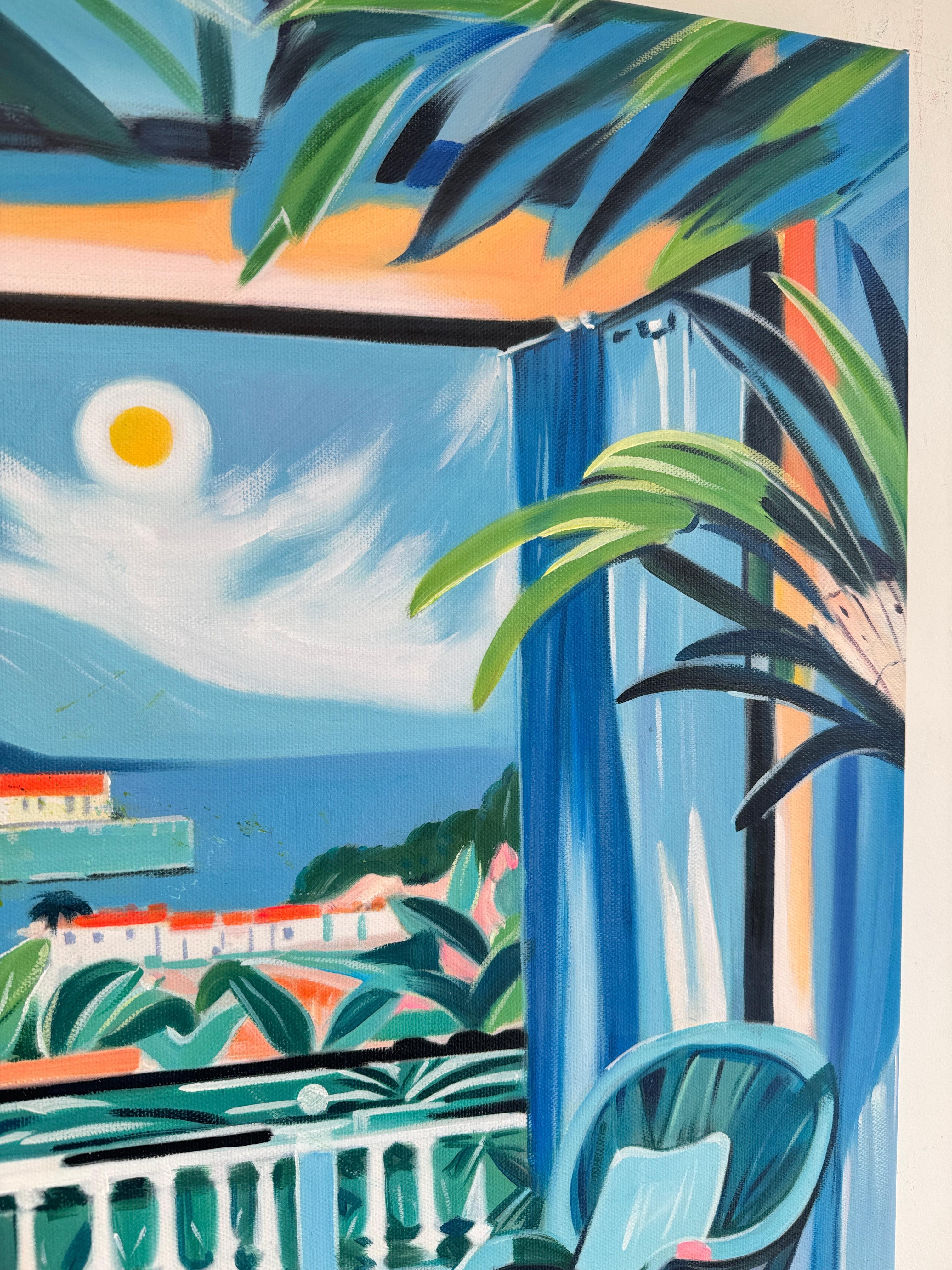 Where the horizon moved with us B.Schaumann Contemporary architectural Painting im Angebot 2