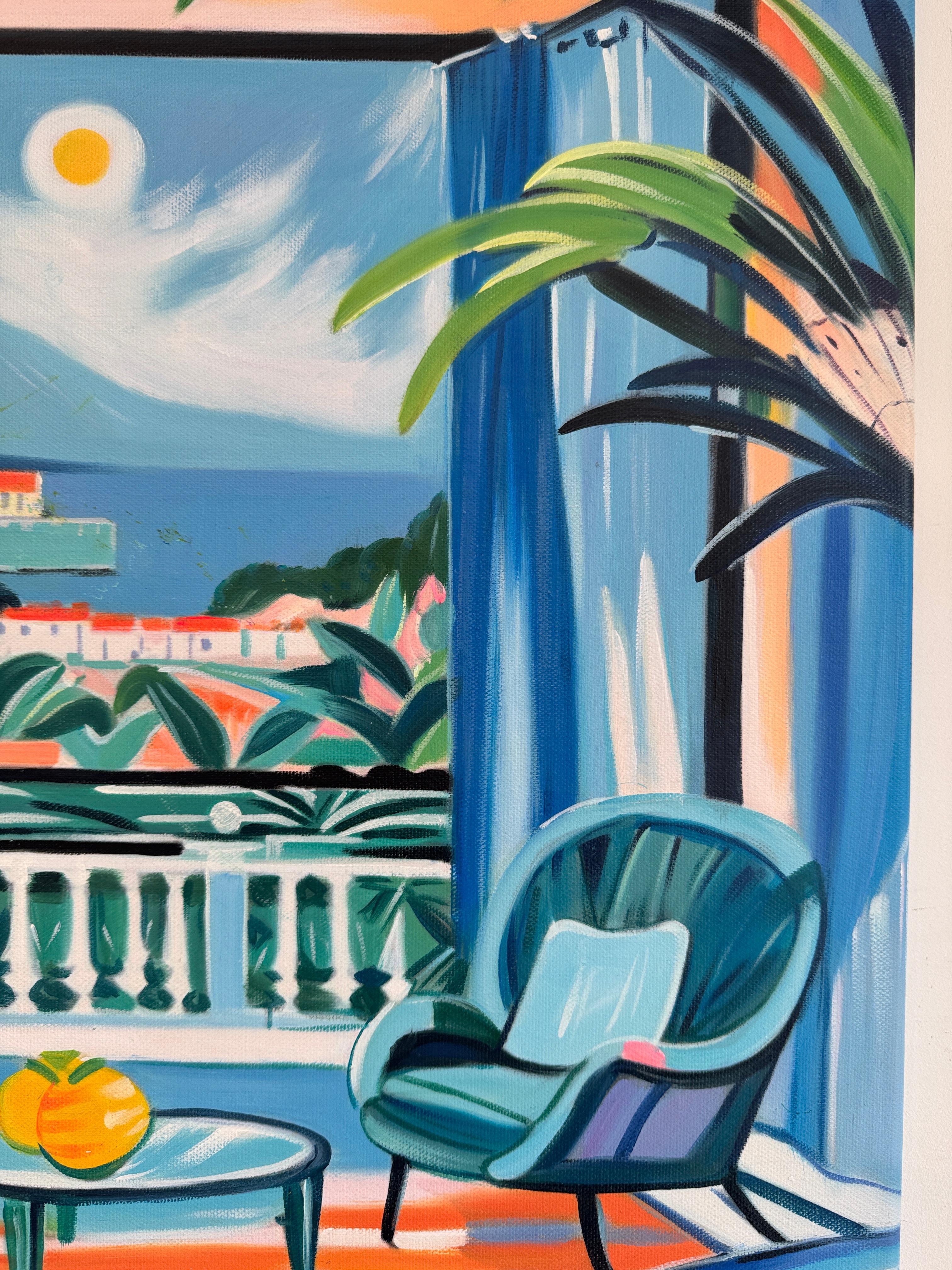 Where the horizon moved with us B.Schaumann Contemporary architectural Painting im Angebot 4