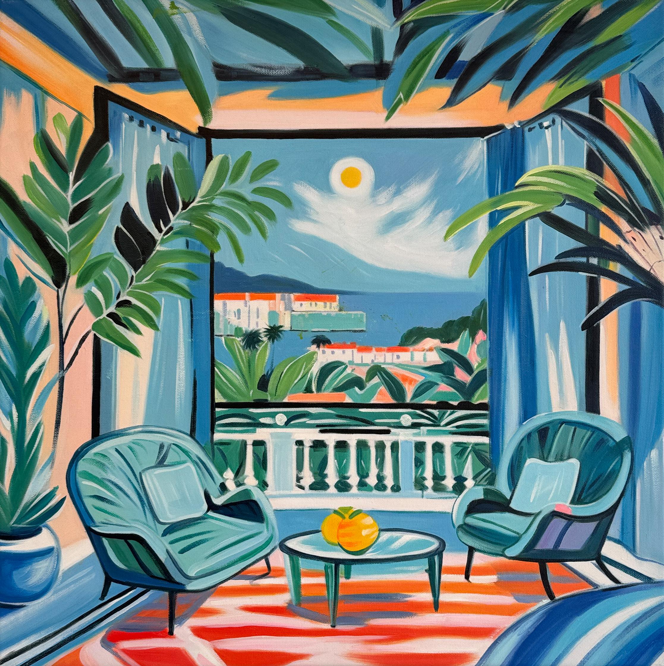 Where the horizon moved with us B.Schaumann Contemporary architectural Painting