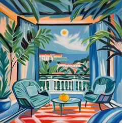 Where the horizon moved with us B.Schaumann Contemporary architectural Painting