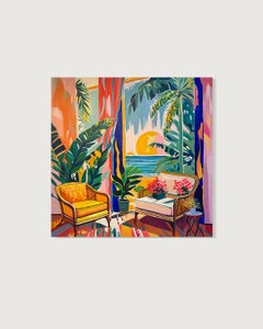 Where the Ocean Keeps Our Dreams B.Schaumann Contemporary architectural Painting