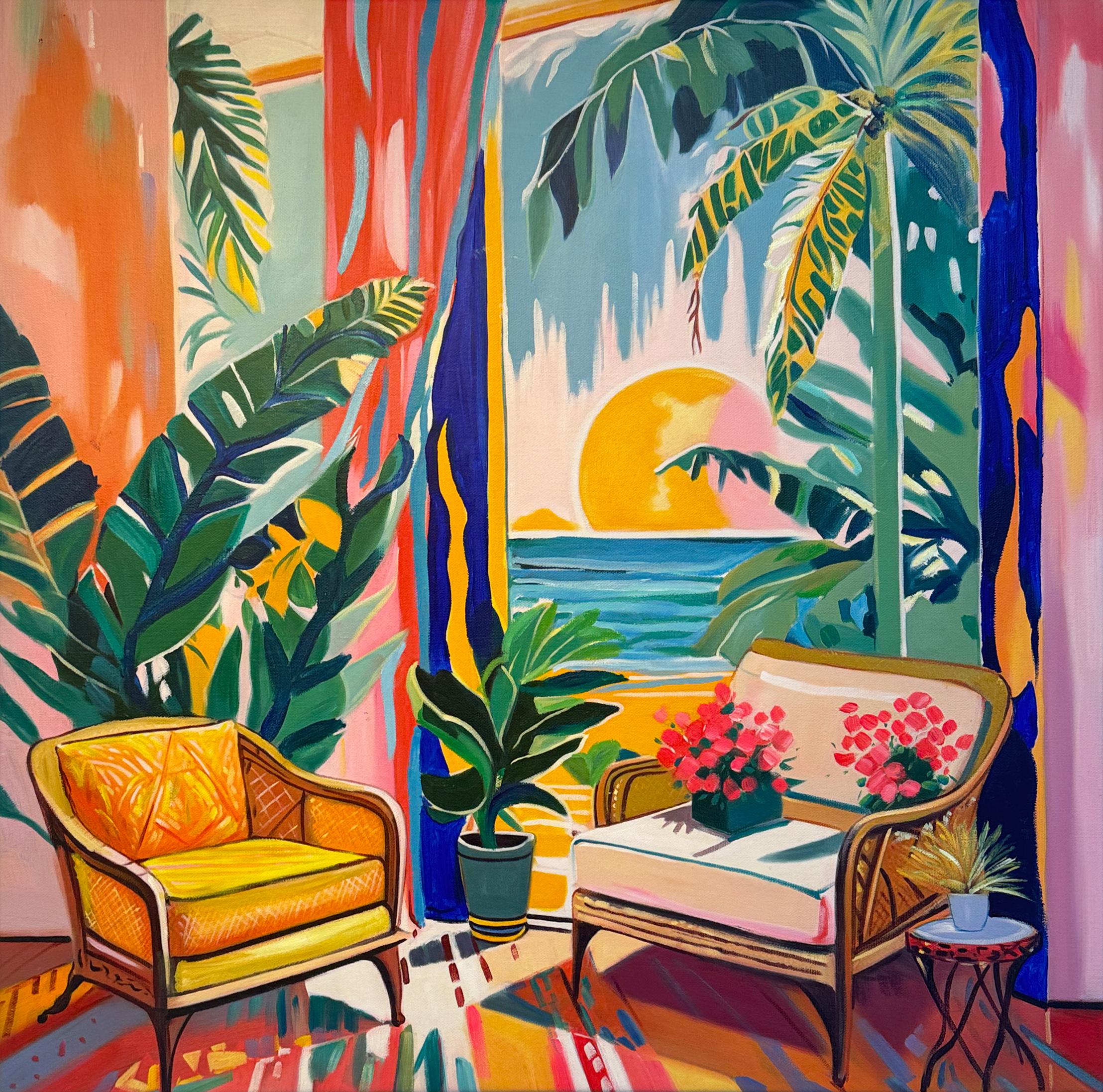 Where the Ocean Keeps Our Dreams B.Schaumann Contemporary architectural Painting