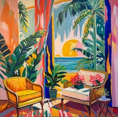 Where the Ocean Keeps Our Dreams B.Schaumann Contemporary architectural Painting