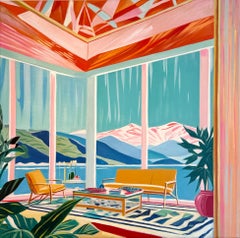 Where the Ocean Waits for You - B.Schaumann - Contemporary Interior oil Painting