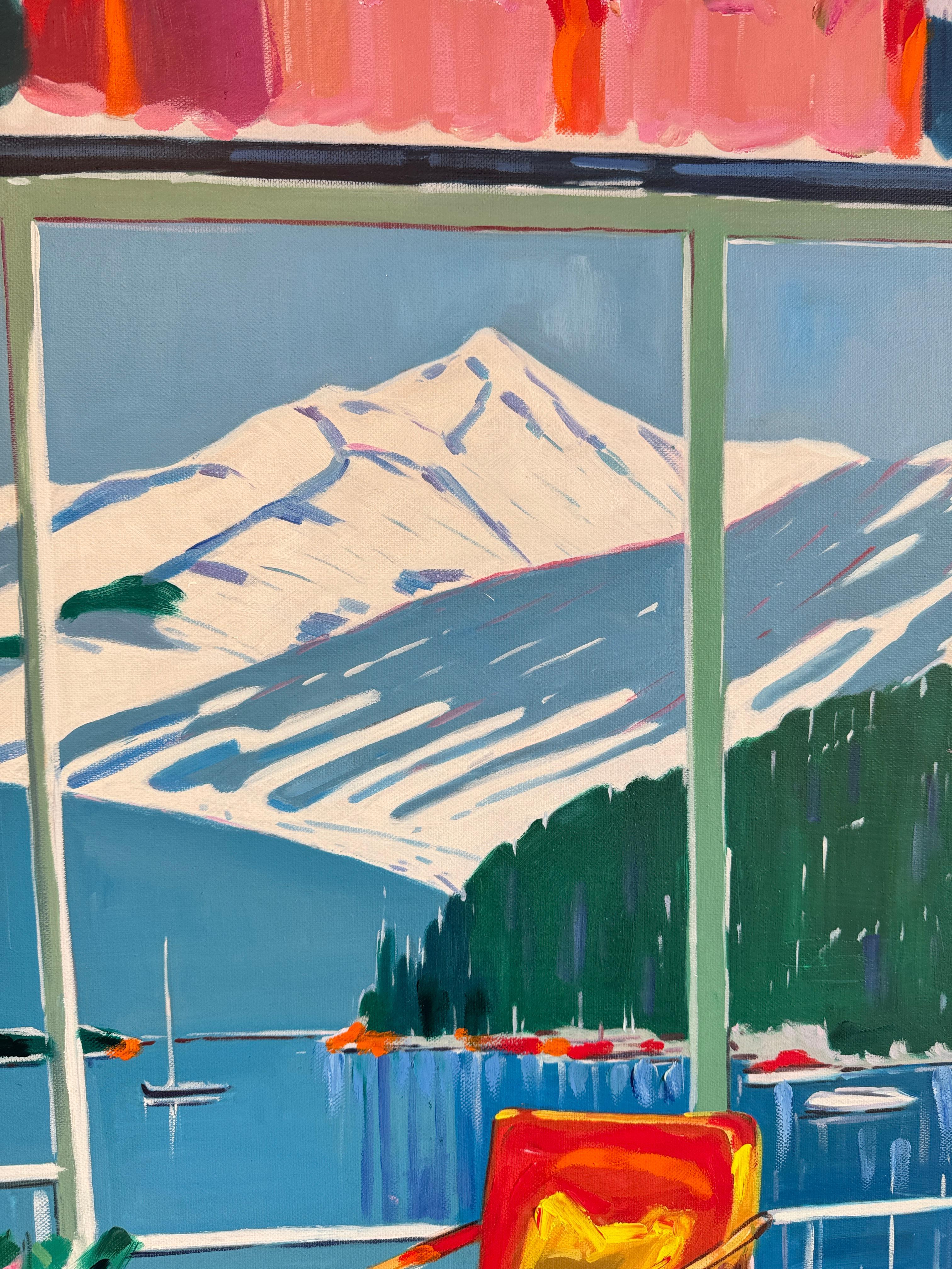 Where the shadow dances softly - B.Schaumann Contemporary architectural Painting im Angebot 9