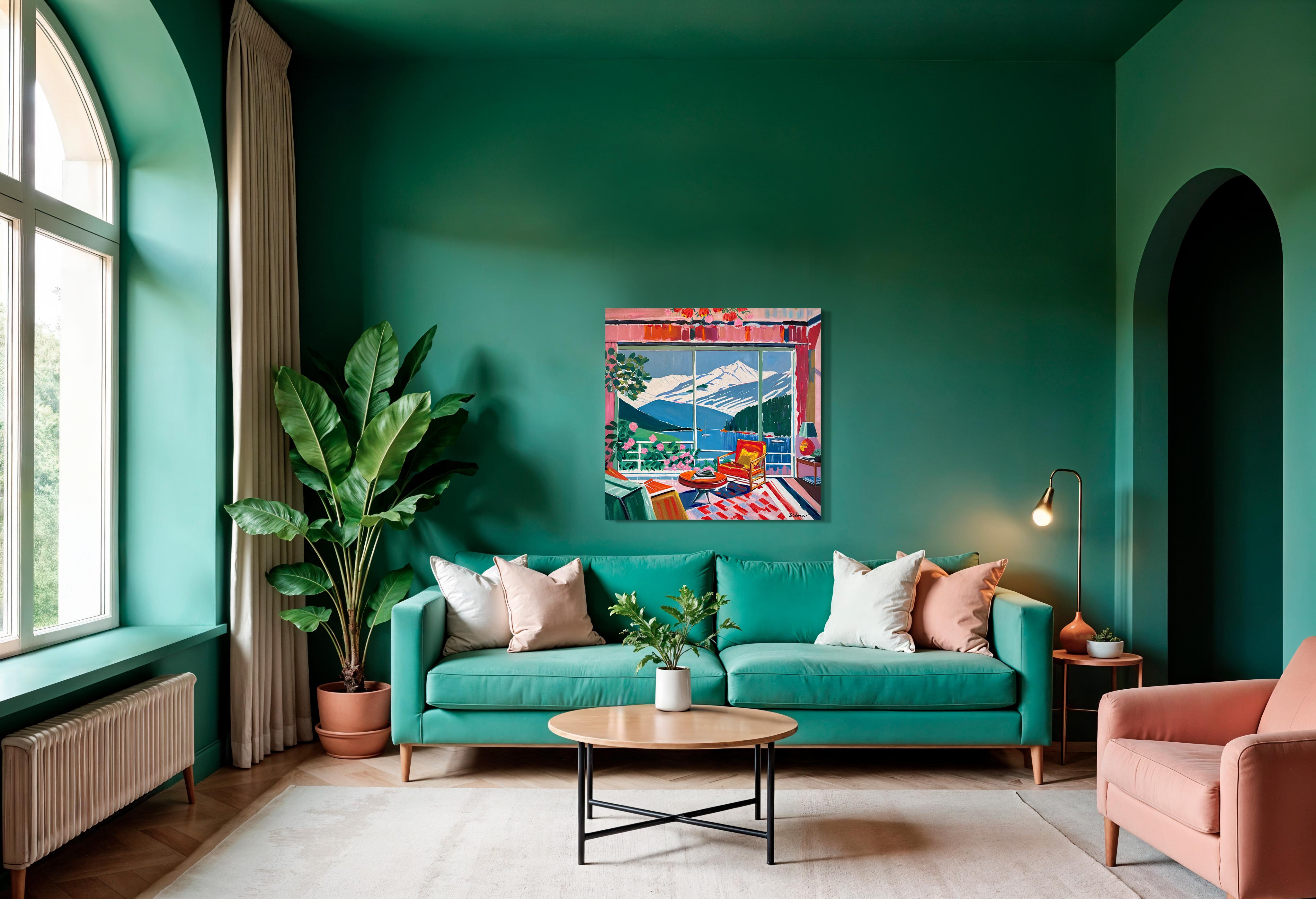 Barber Schaumann ist eine zeitgenössische Künstlerin, die für ihre lebendigen, abstrakten Interpretationen der weiblichen Form bekannt ist. In ihren Werken kombiniert sie kräftige Farben mit modernen, geometrischen Formen und vermischt Elemente des