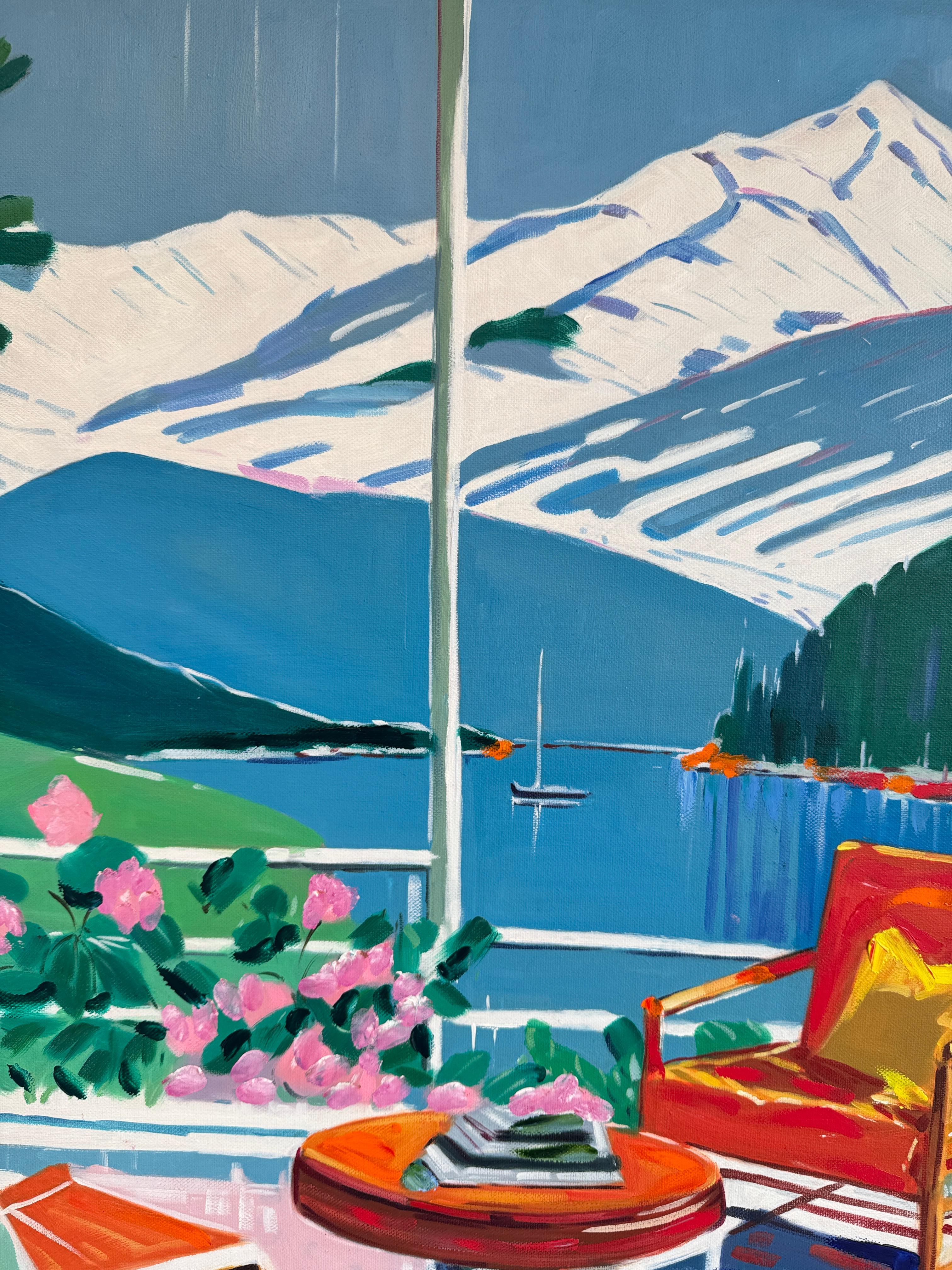 Where the shadow dances softly - B.Schaumann Contemporary architectural Painting im Angebot 3