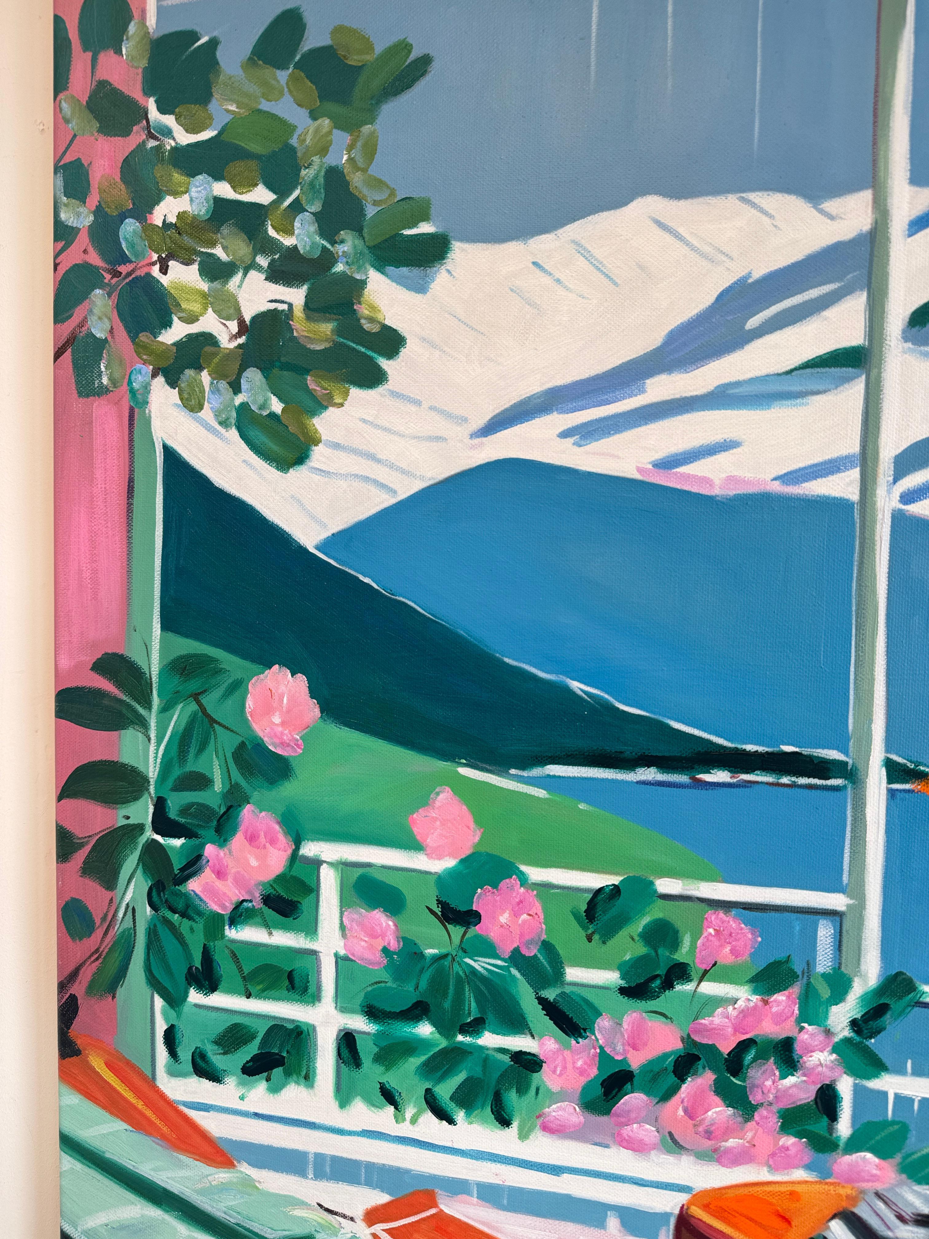 Where the shadow dances softly - B.Schaumann Contemporary architectural Painting im Angebot 5