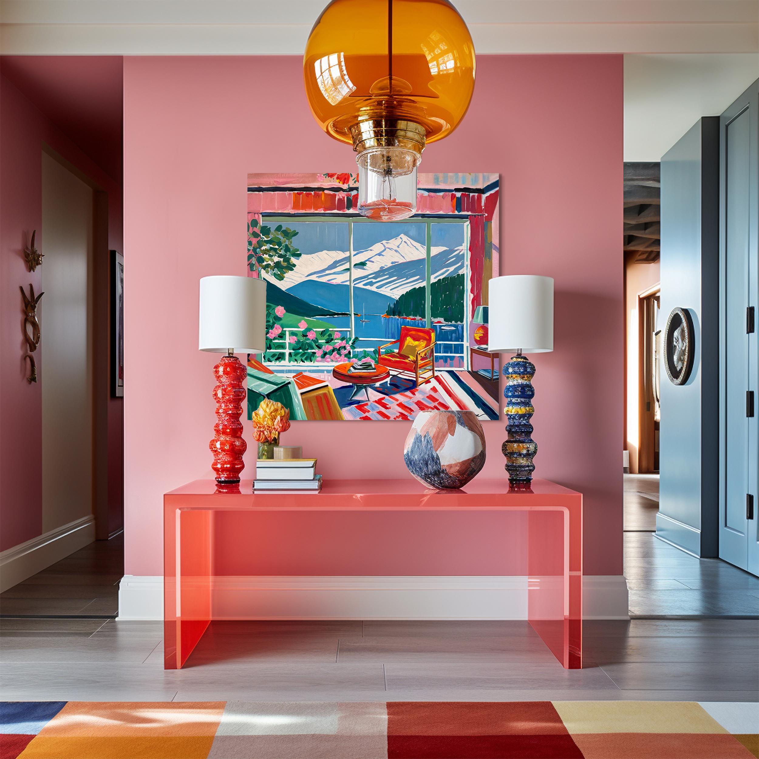 Where the shadow dances softly - B.Schaumann Contemporary architectural Painting im Angebot 6