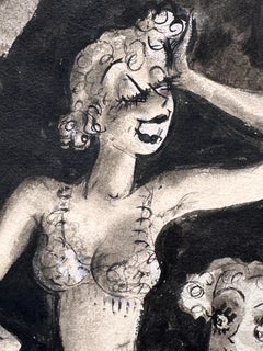 Life Magazine Art Deco Showgirls Cartoon