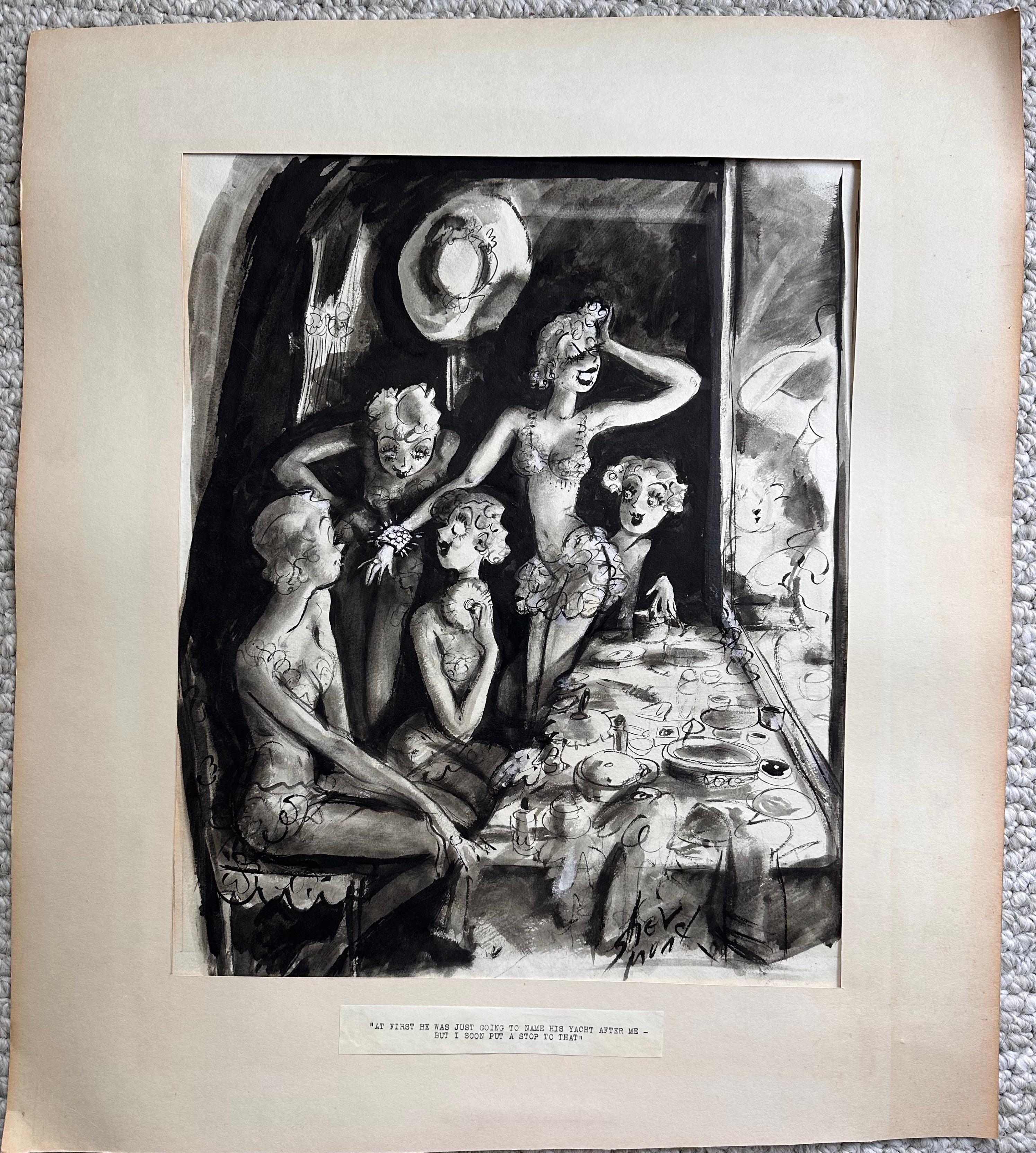 Revista Life Art Deco Showgirls Caricatura en venta 4