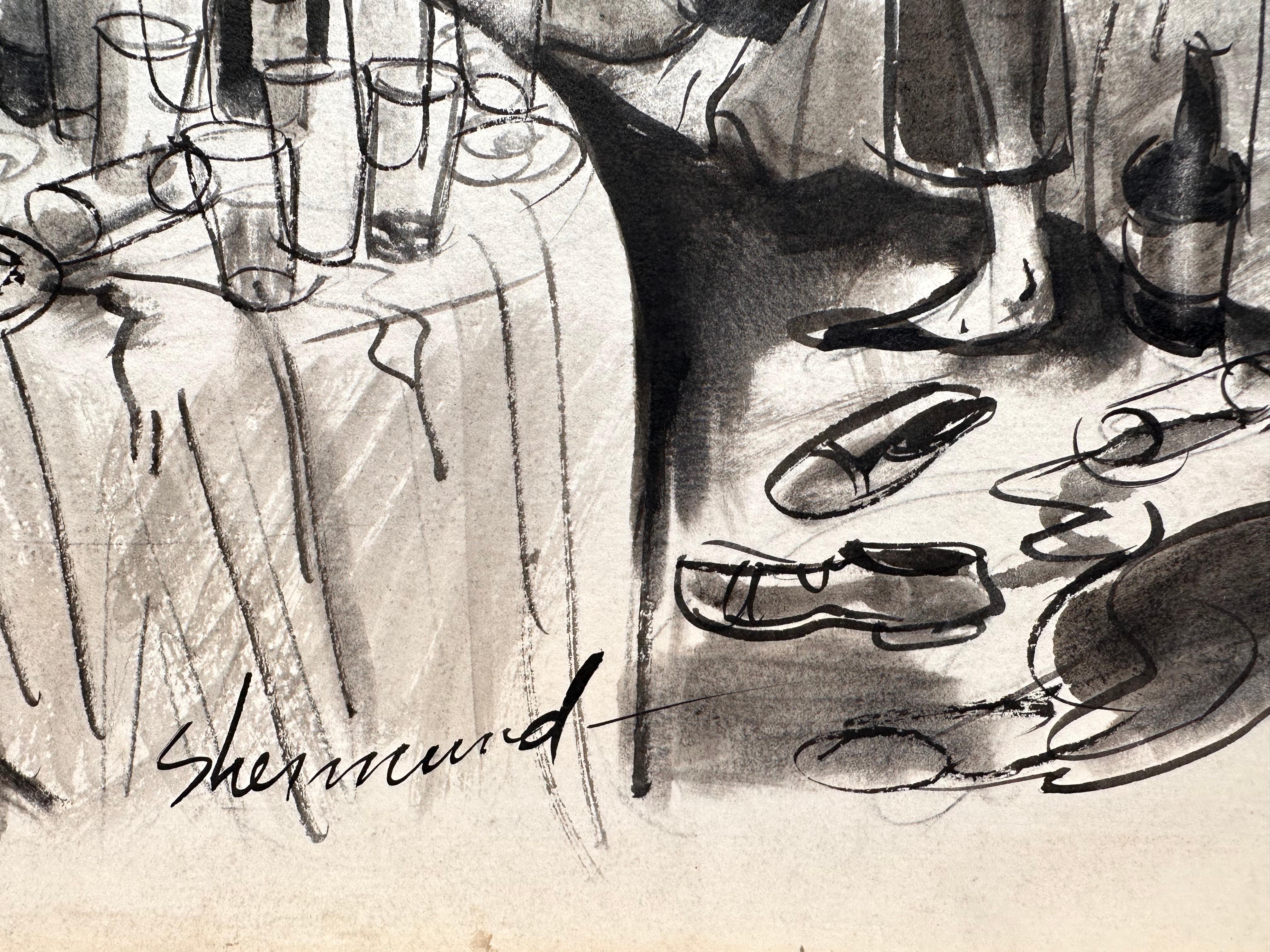 Illustrazione di cartone animato di un agente immobiliare 3