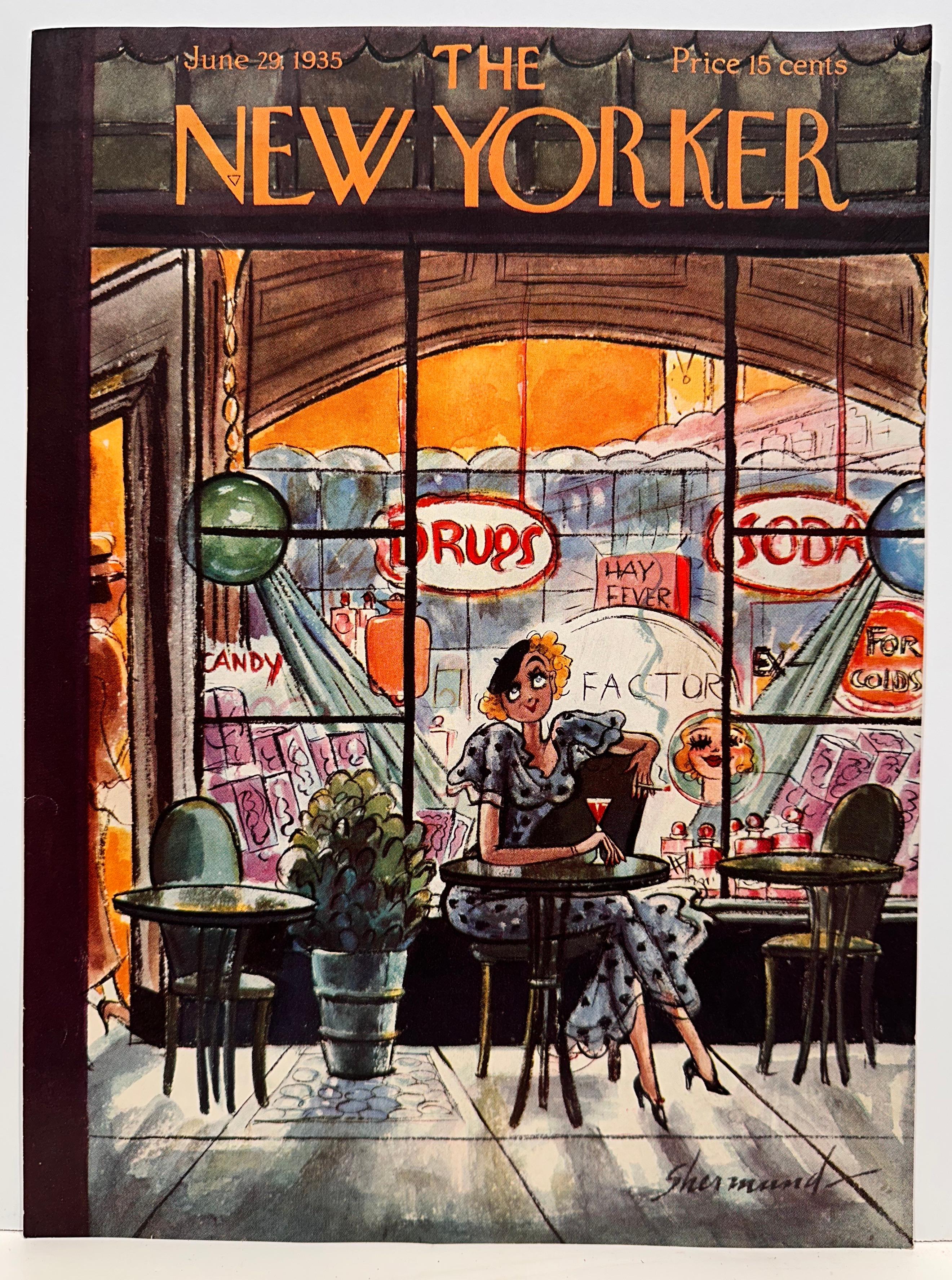 Tavern on the Green (propuesta de portada de la revista New Yorker) en venta 2
