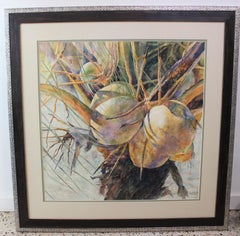 Barbara Shipman Watercolor Painting "Lots of Coconuts"
