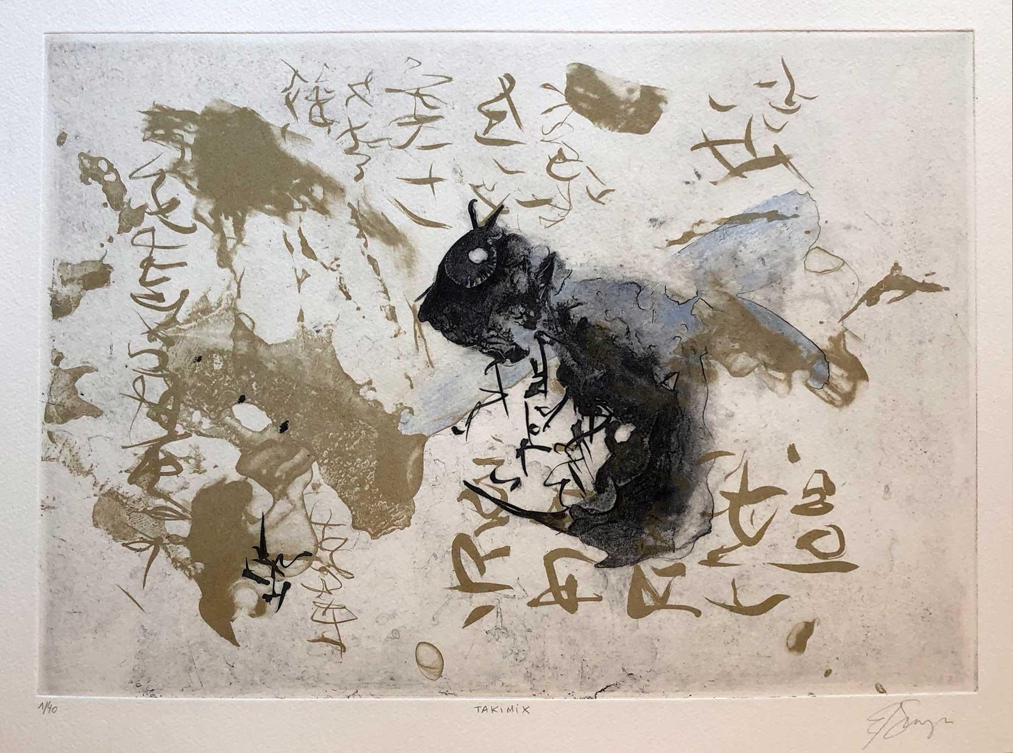 Barbara Shunyi Abstract Print - Takamix