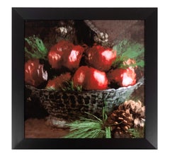 'Apples & Graniteware' Giclee print on board