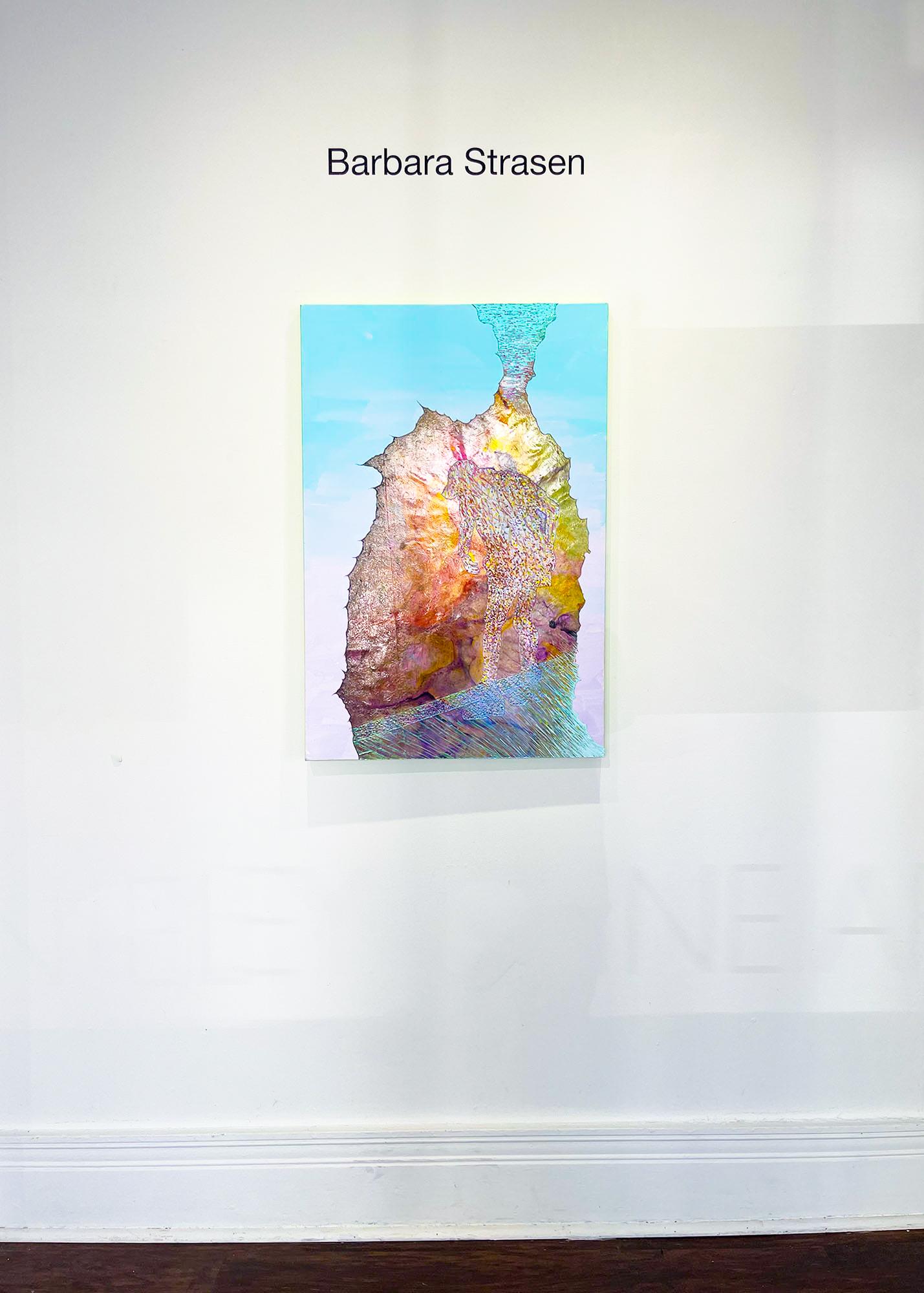 S-SECOND, blue, purple, abstract, figurative, bright colors For Sale 2