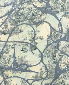 NEURONI TOILE, grigio, pastello, giallo, blu, a fantasia