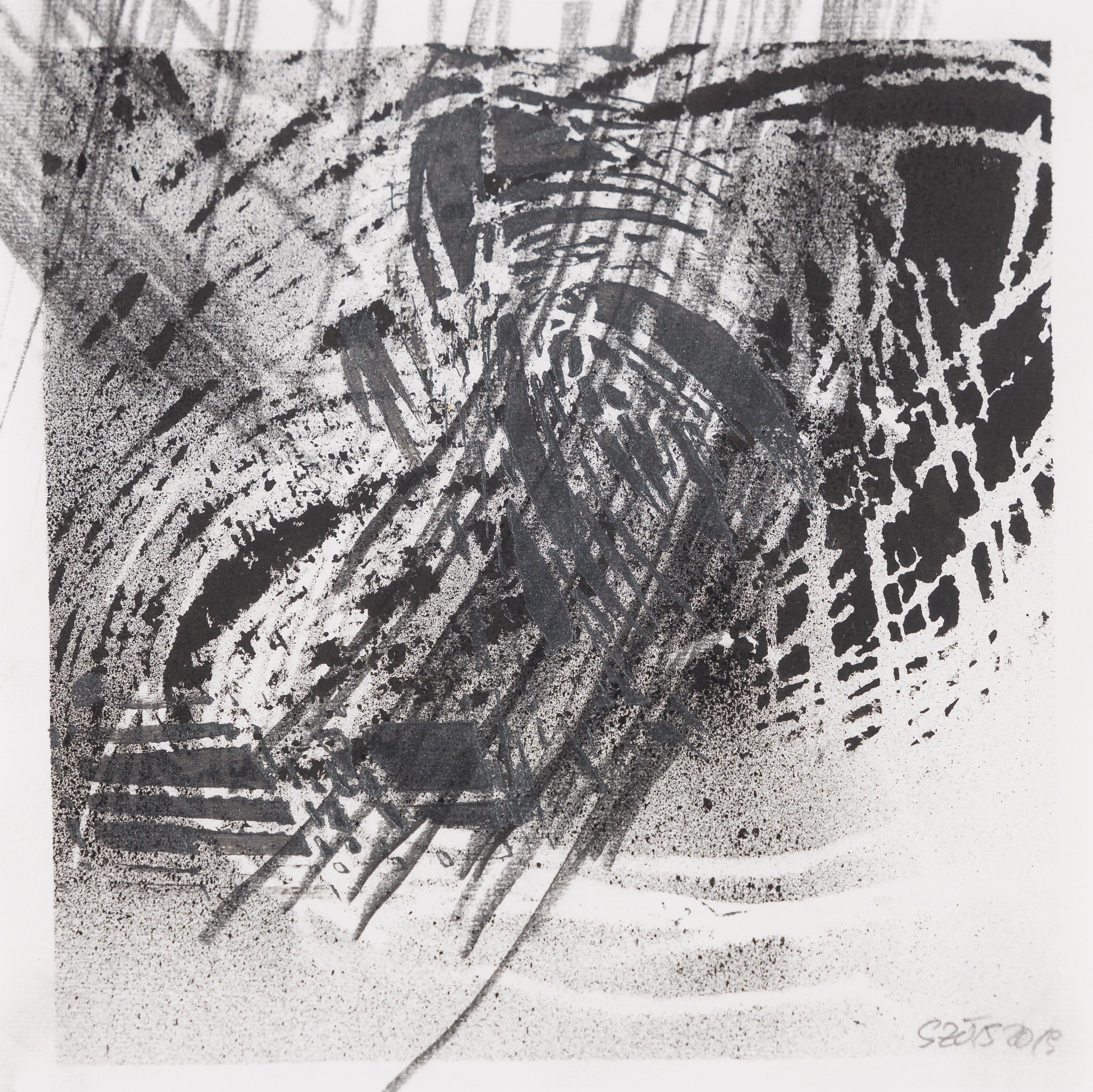 Fließen 8 - Contemporary Print by Barbara Szüts