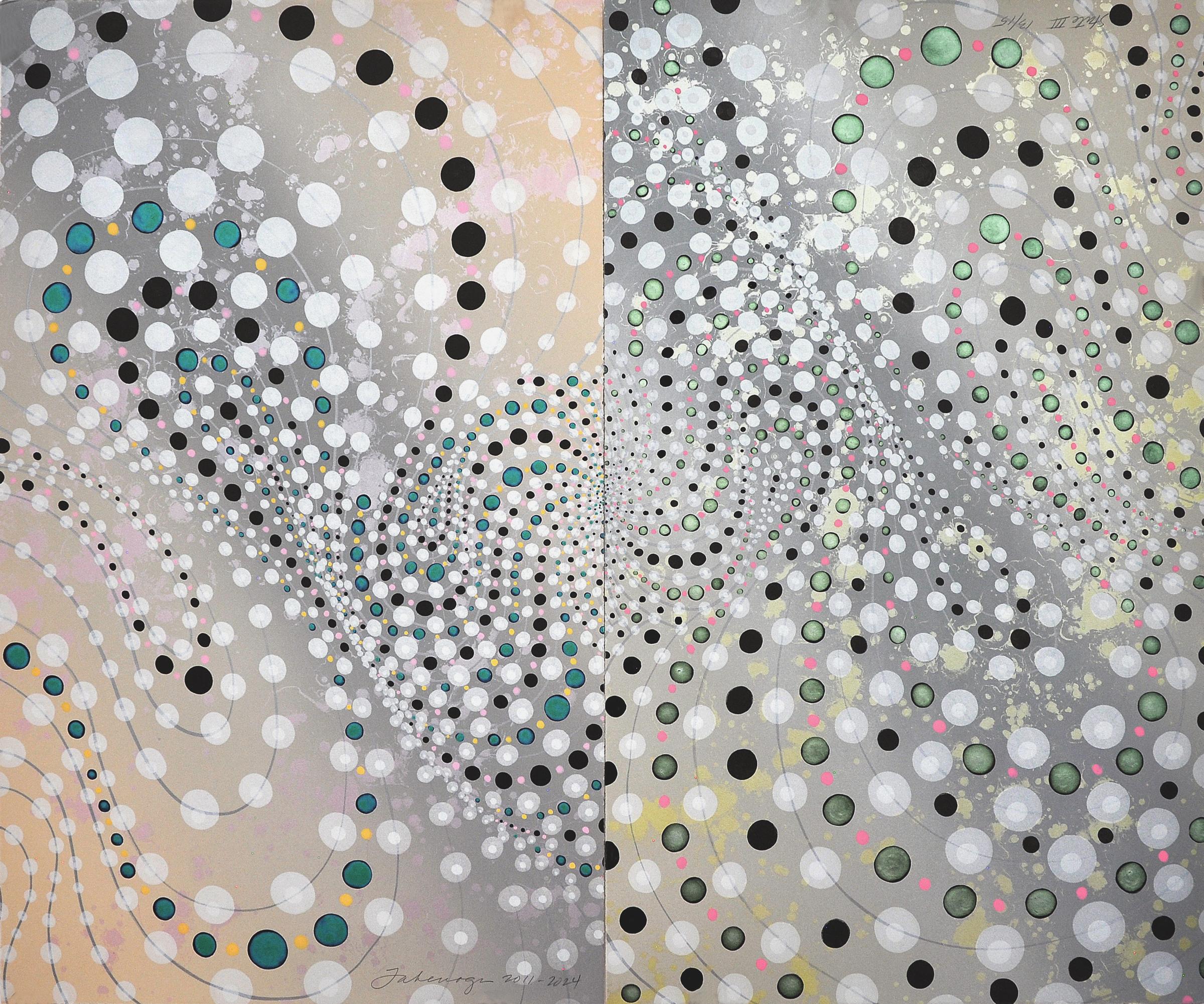 Abstract Print di Barbara Takenaga - "Switchback (Stato III)"
