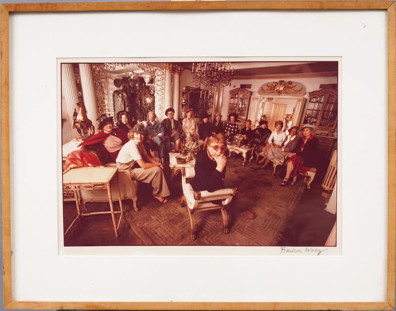 Barba Walz Important Rare Woman Photographer Mid Century Fashionable Room - Beige Portrait Photograph by Barbara Walz