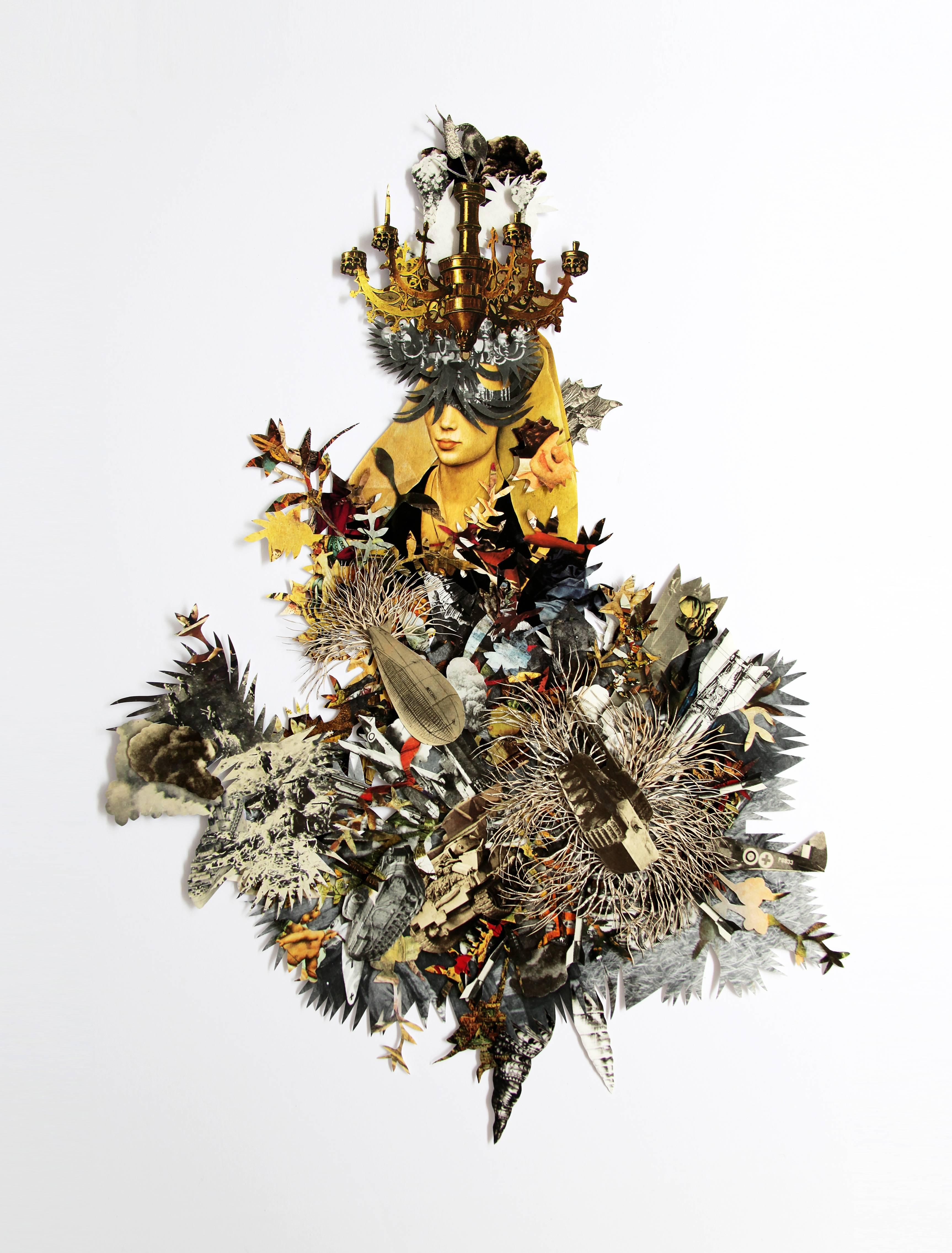 Folly: Blindsided III - Mixed Media Art by Barbara Wildenboer
