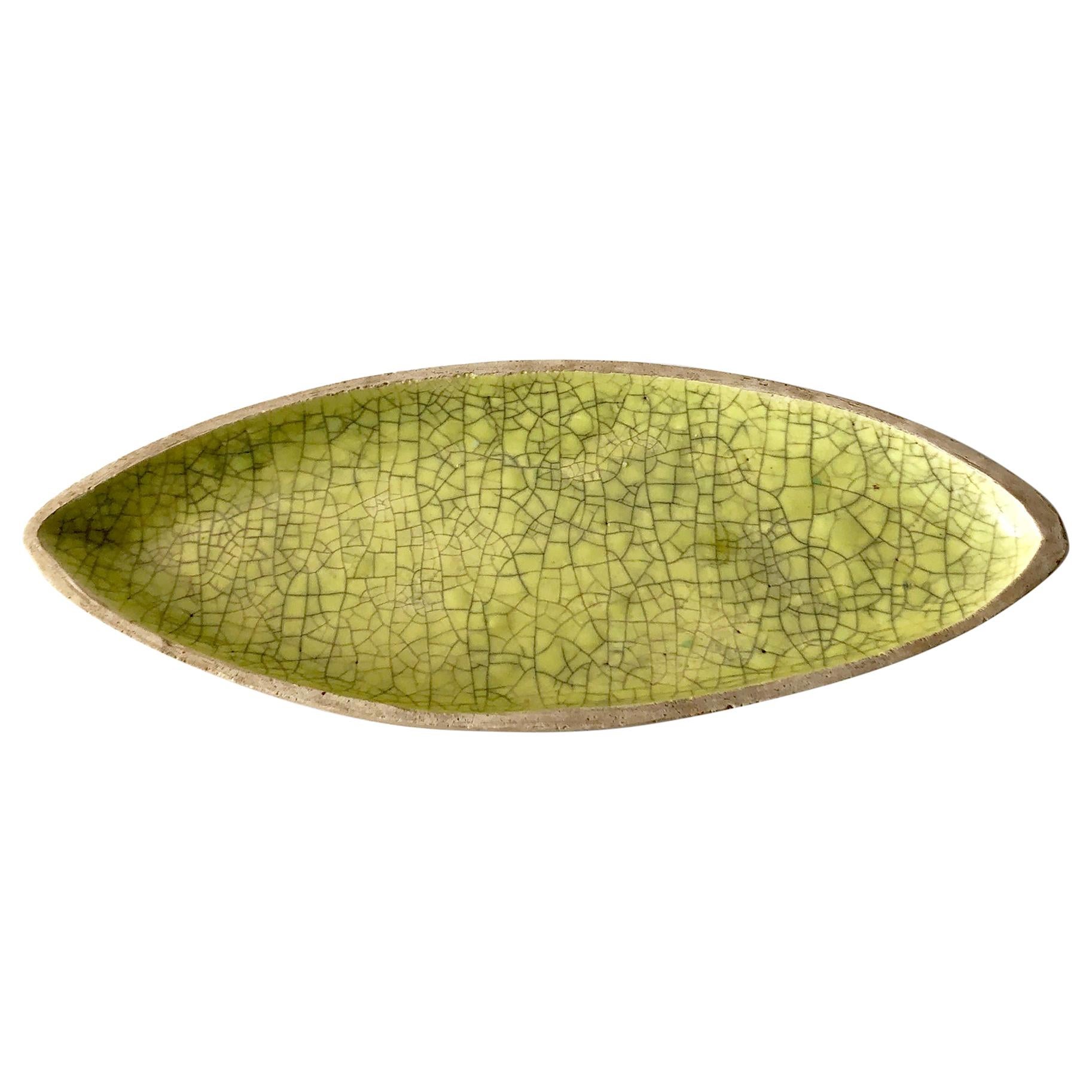 Barbara Willis California Modern Ceramic Canoe Tray