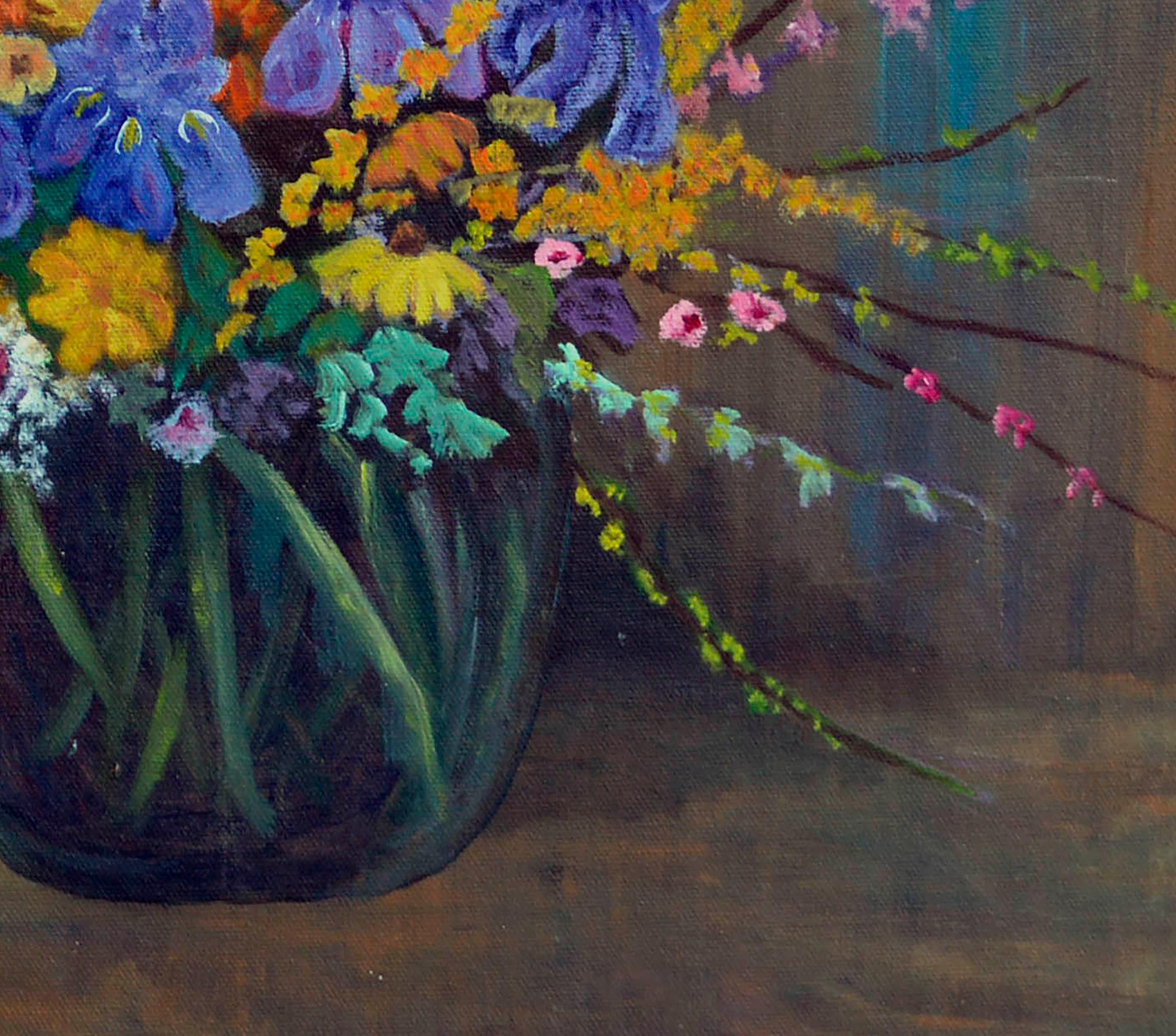 Spring Bouquet - Horizontal Floral Still Life  For Sale 2