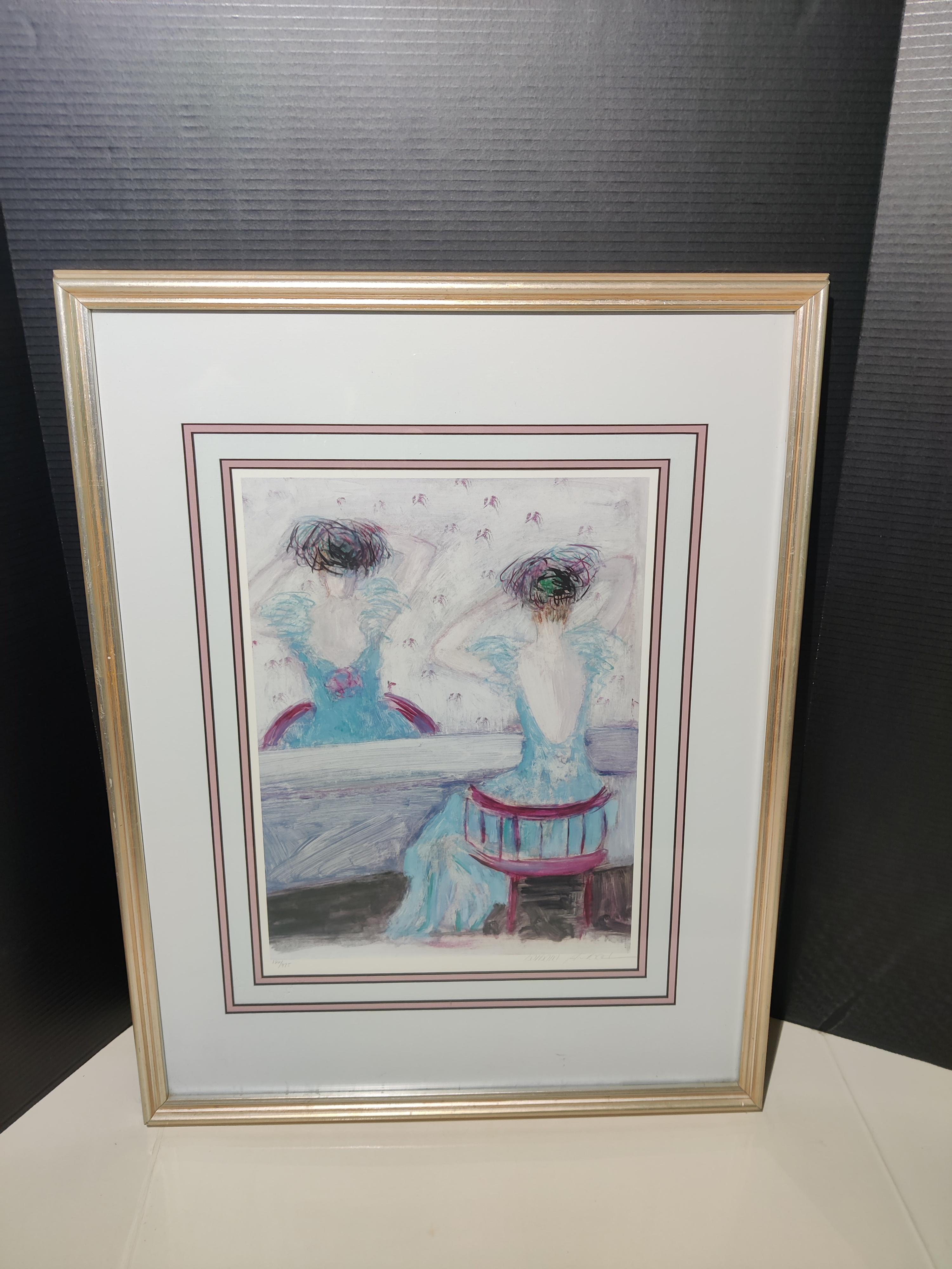 Barbara Wood Signierte und nummerierte Final Touch 1990er Lithographie Limitierte Auflage im Angebot 4