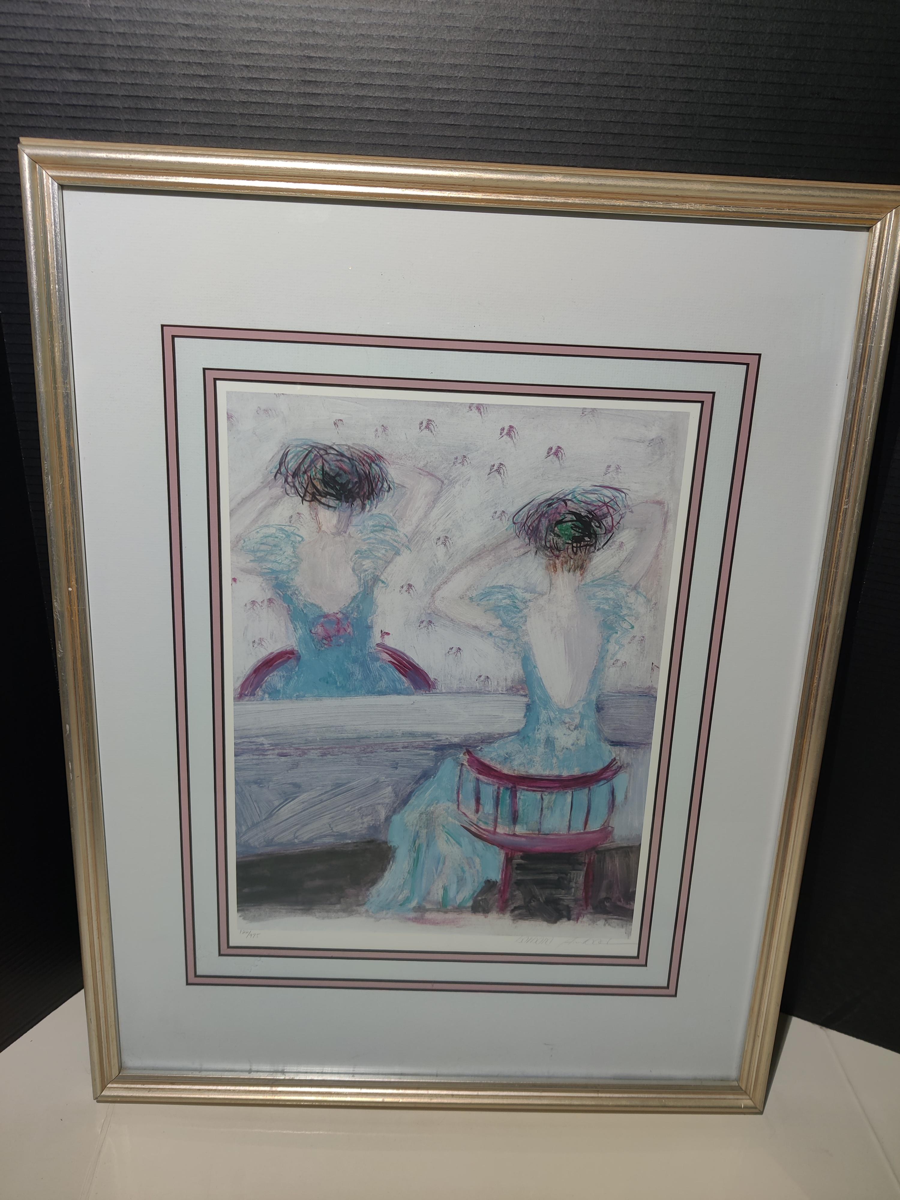 Barbara Wood Signierte und nummerierte Final Touch 1990er Lithographie Limitierte Auflage im Angebot 5