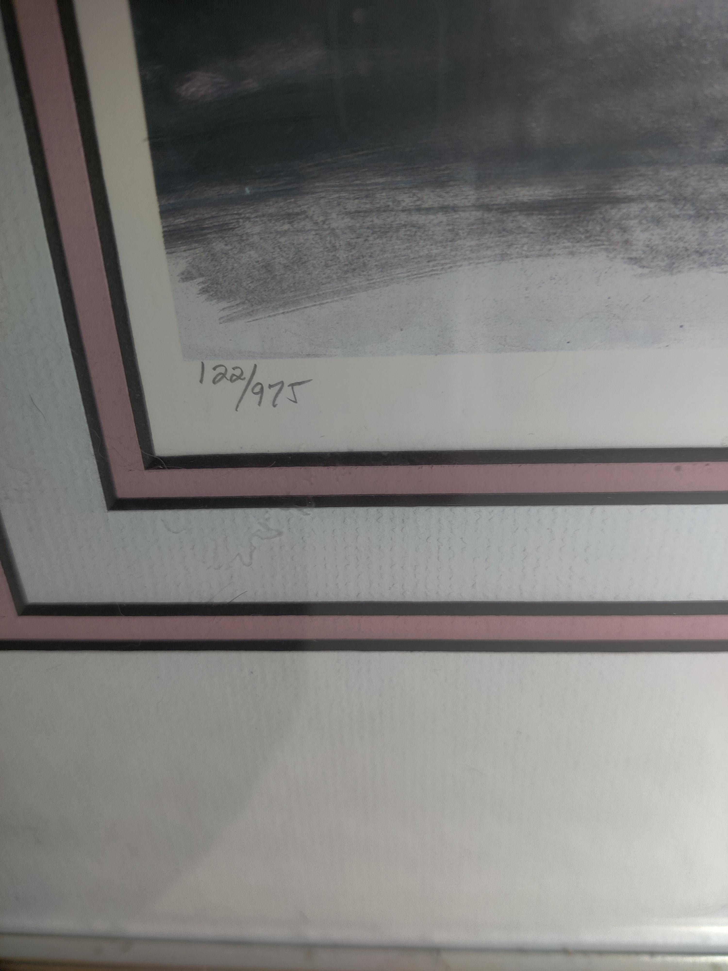 Barbara Wood Signierte und nummerierte Final Touch 1990er Lithographie Limitierte Auflage (Papier) im Angebot