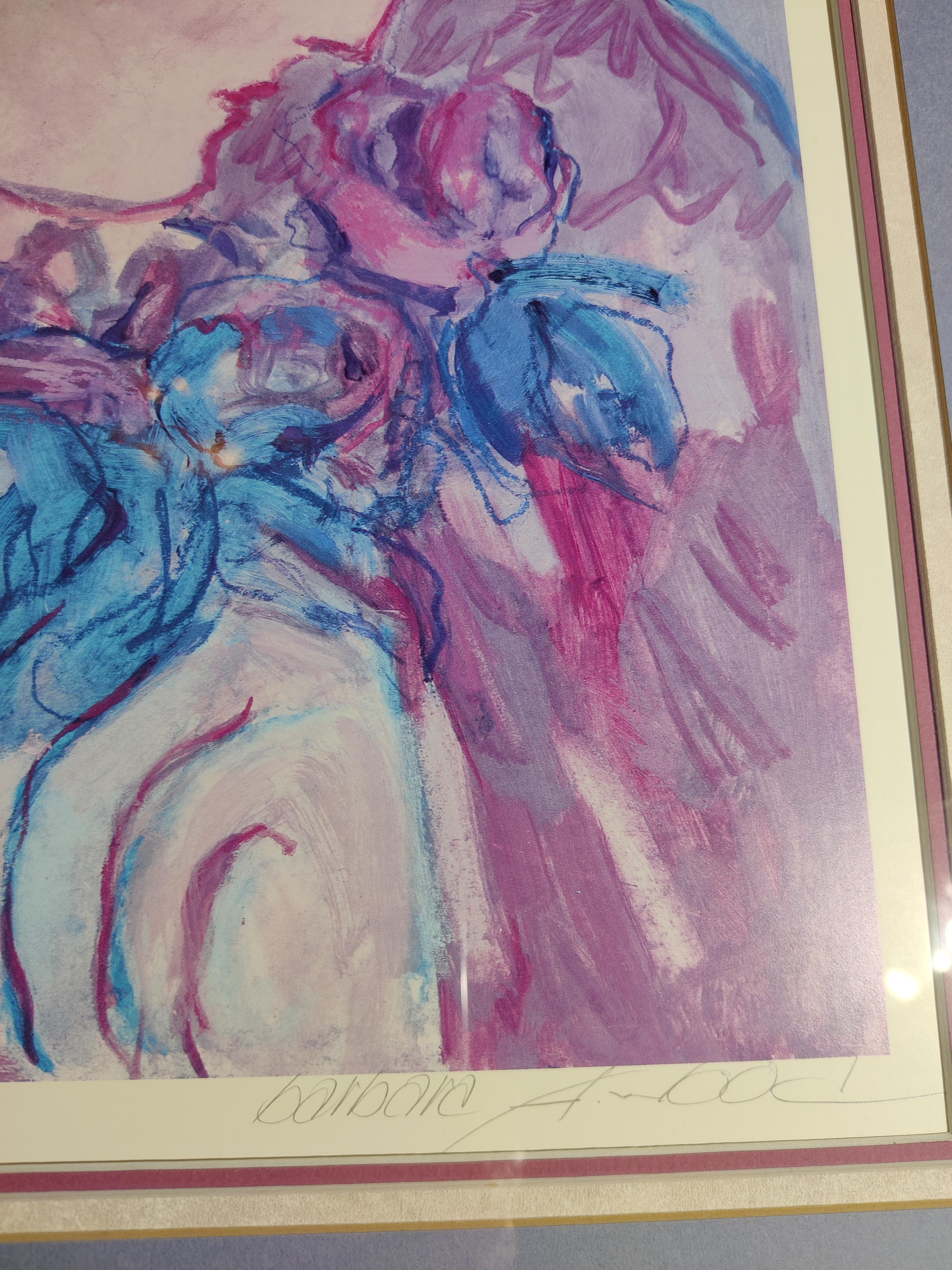 Barbara Wood Serigrafía firmada y numerada titulada Flores silvestres en venta 6