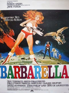 Barbarella (French) Original Poster by Robert McGinnis, 1968