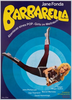 Barbarella R1973 German 1 Sheet Film Poster