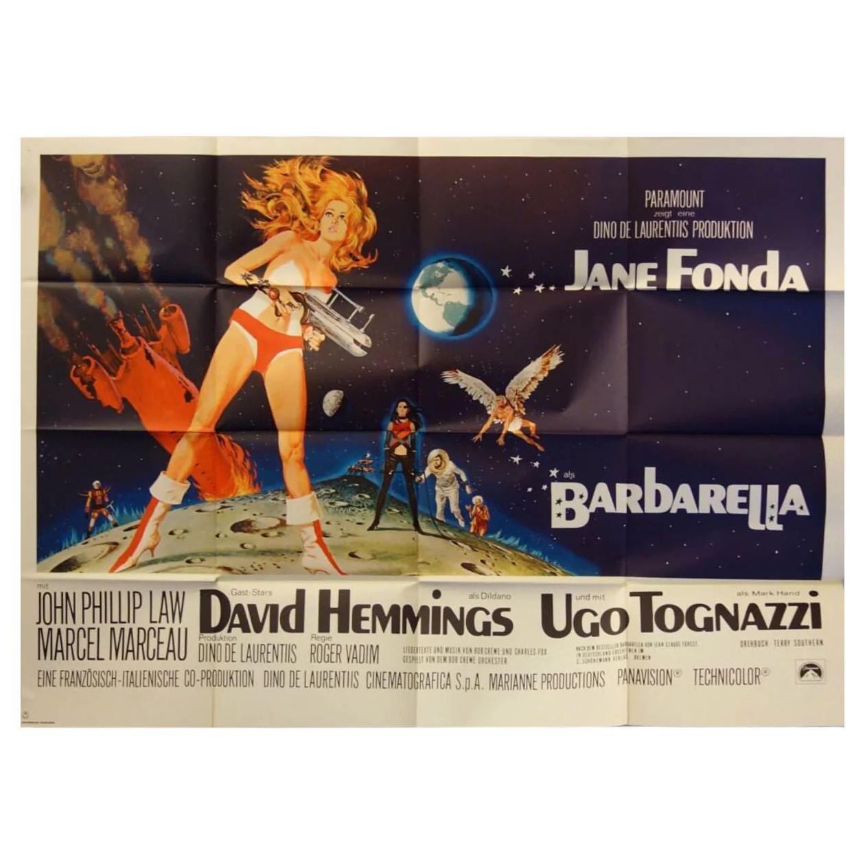 Barbarella, Unframed Poster, 1968 For Sale