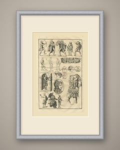 Barbarian Warriors of the Antonine Column, Helmets and Gems, 1722