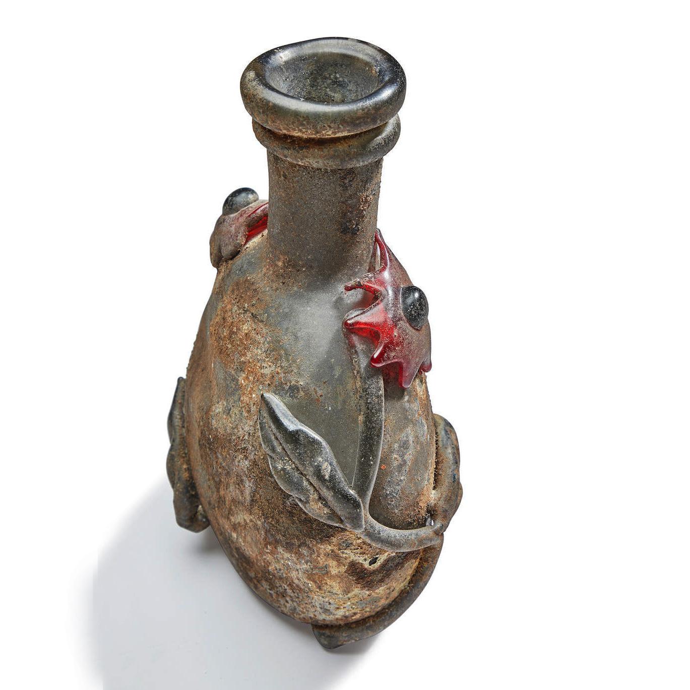 Metà XX secolo Vaso Barbarico di Ermano Nason per la Vetreria Gino Cenedese, circa 1960 in vendita