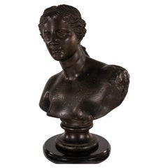 Barbedienne Foundry Bronze Bust of the Capitoline Venus, Late 19th Century
