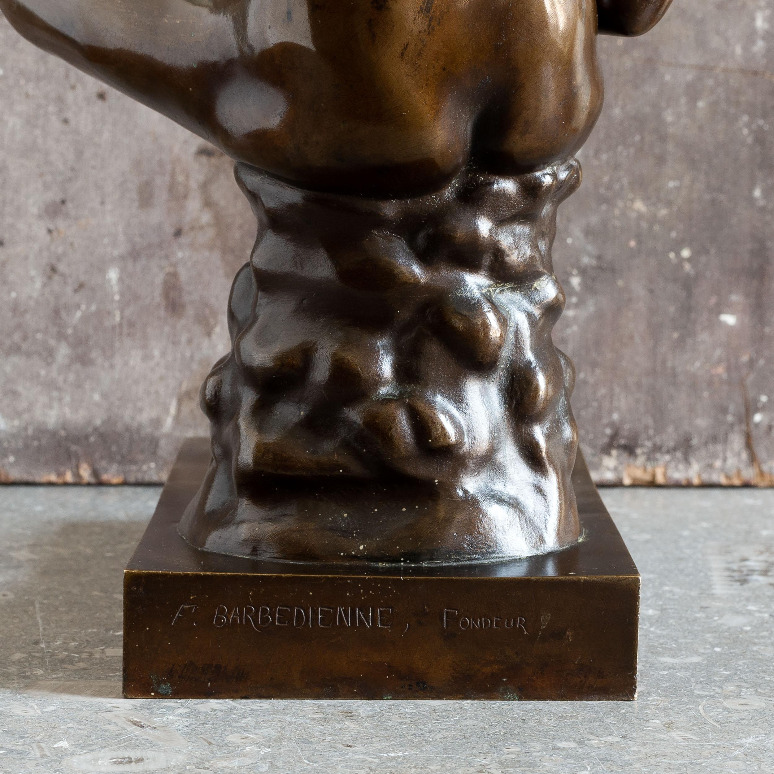 Bronzemodell von Spinario aus der Gießerei Barbedienne  im Angebot 2