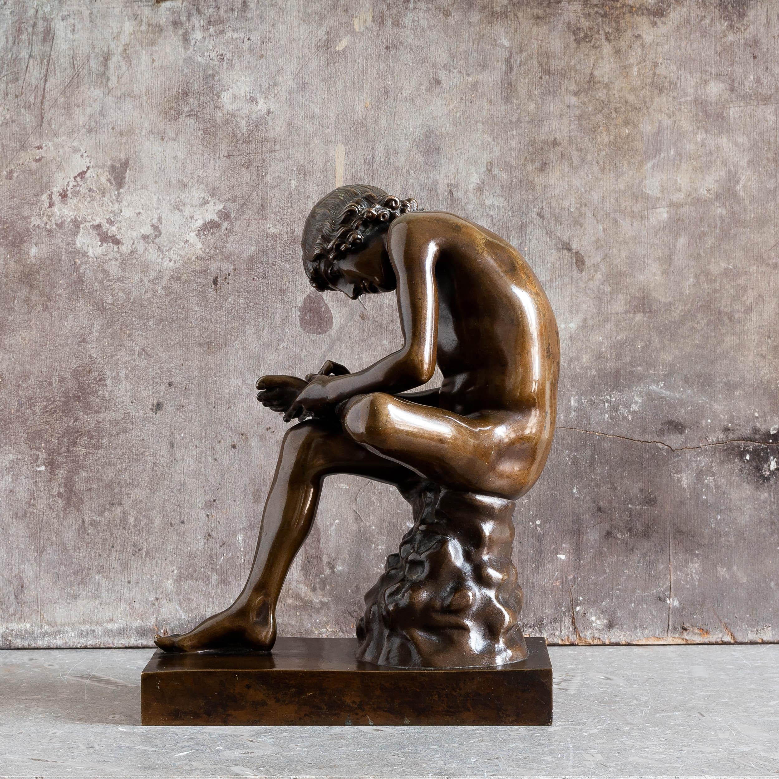 Modèle de Spinario en bronze de la fonderie Barbedienne  Bon état - En vente à London, GB