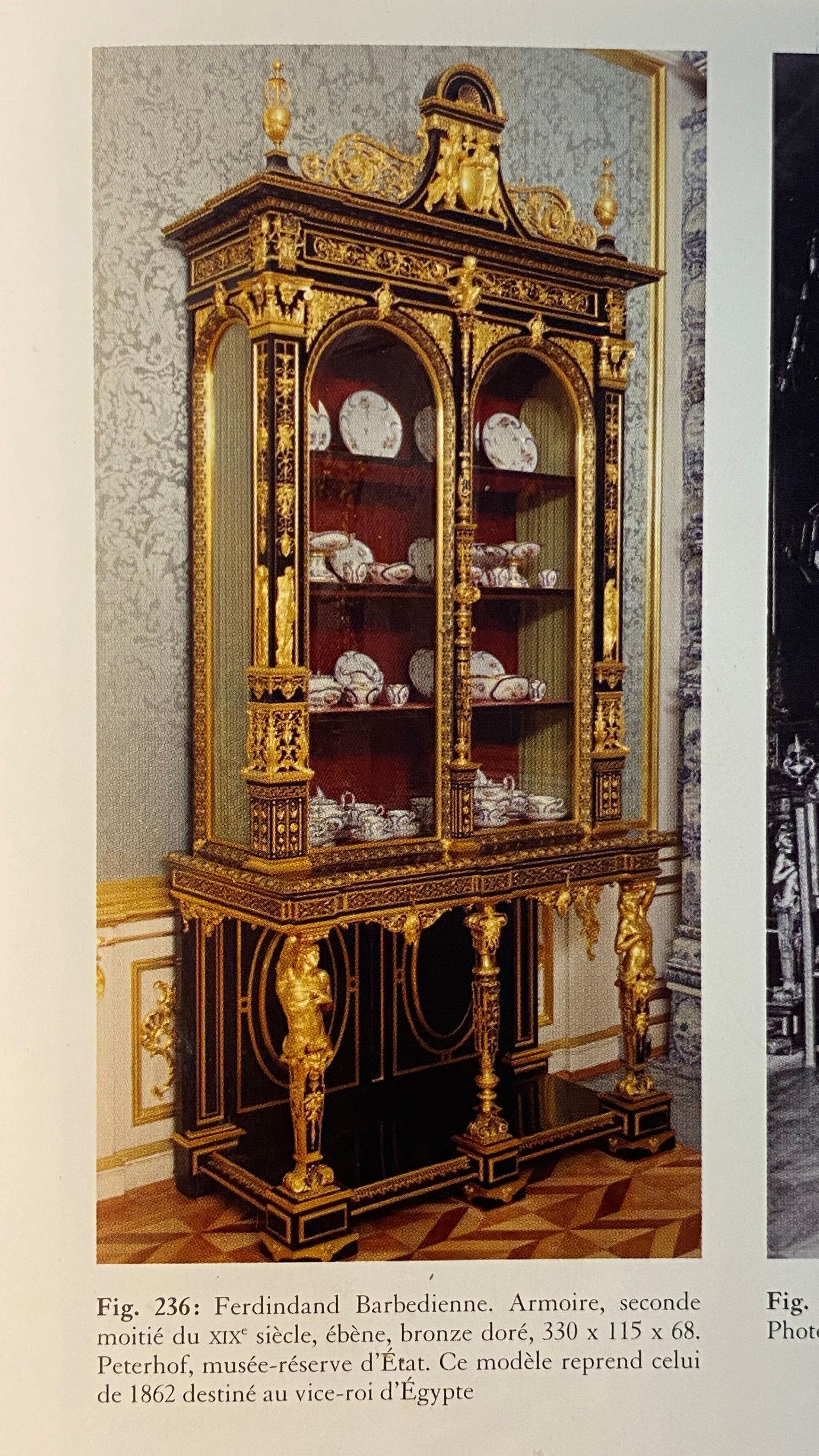Barbedienne Renaissance Cabinet Designed for Great London Exposition 5