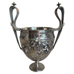 Barbedienne & Sevin - Cantharus Cup / Silver Bronze Vase
