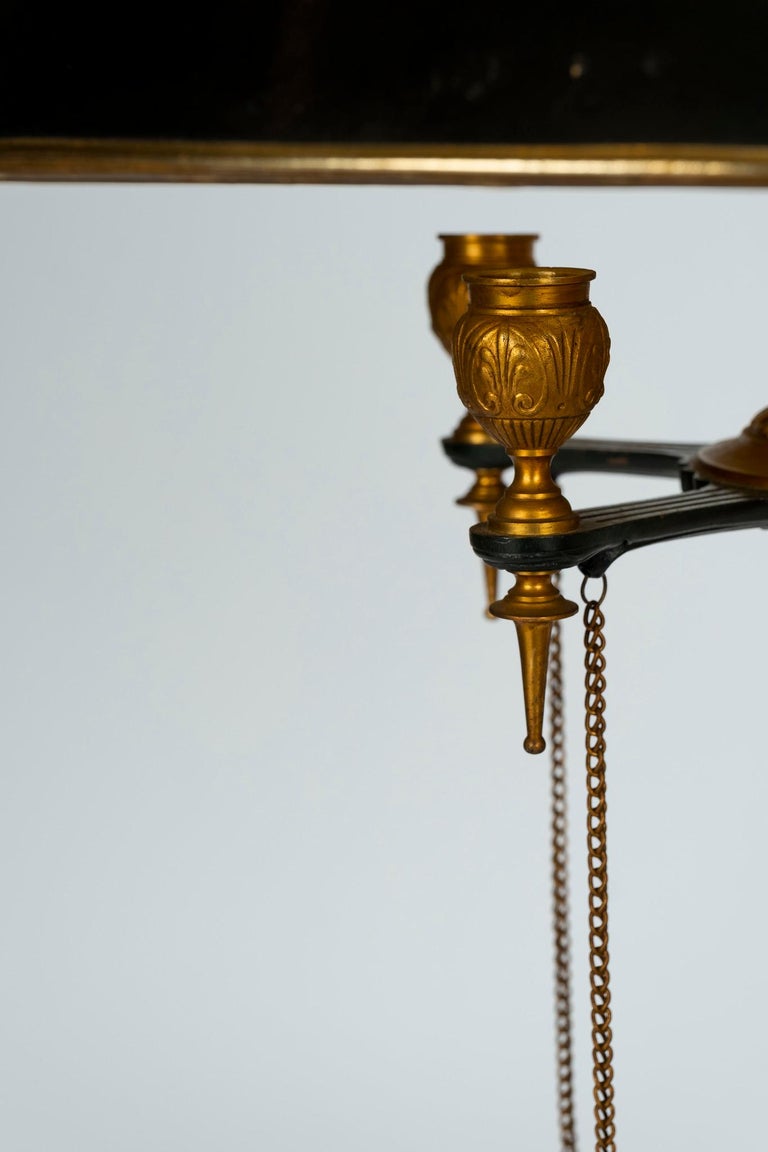 Barbedienne Style Black Candelabra Lamps at 1stDibs