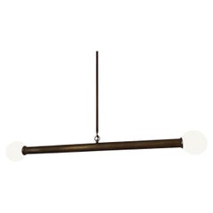 Barbell 2, Solid Brass Ceiling Lamp by Candas Design