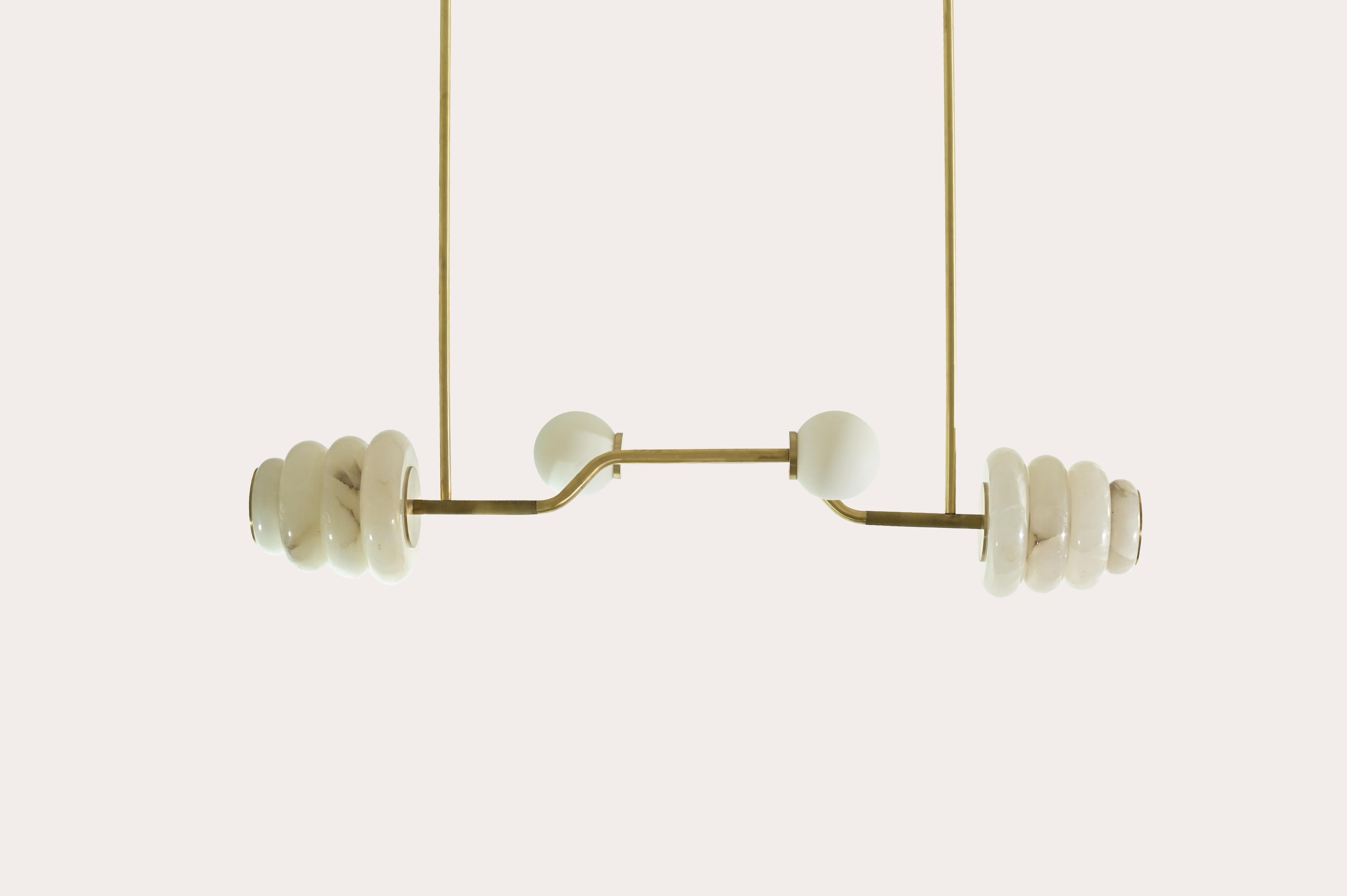 Indiano Lampadario Barbell dello Studio Namit Khanna in vendita