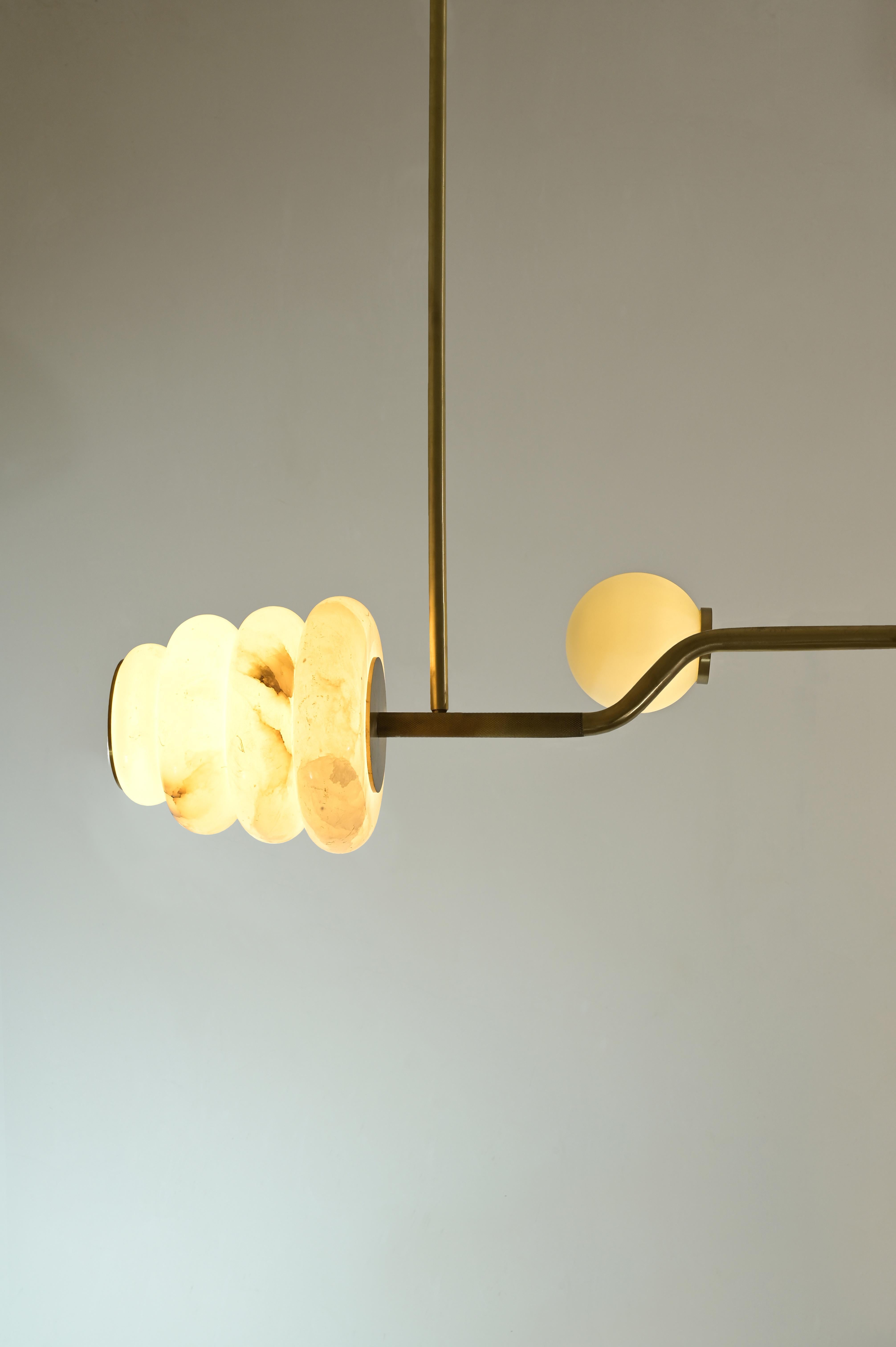 Lampadario Barbell dello Studio Namit Khanna In condizioni Nuovo in vendita a Moradabad, Uttar Pradesh