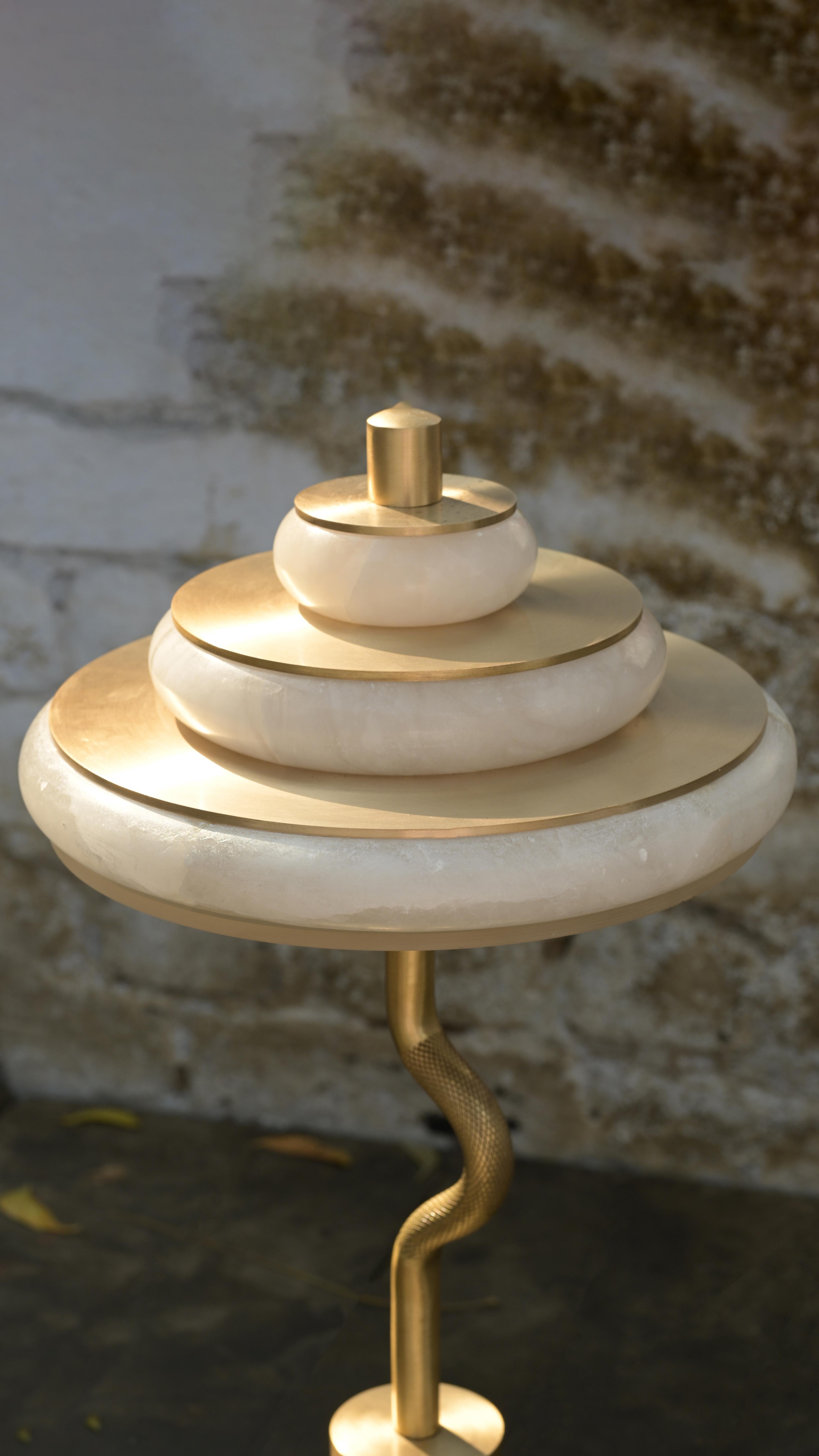 Lampe à poser portable Barbell par Studio Namit Khanna en vente 5