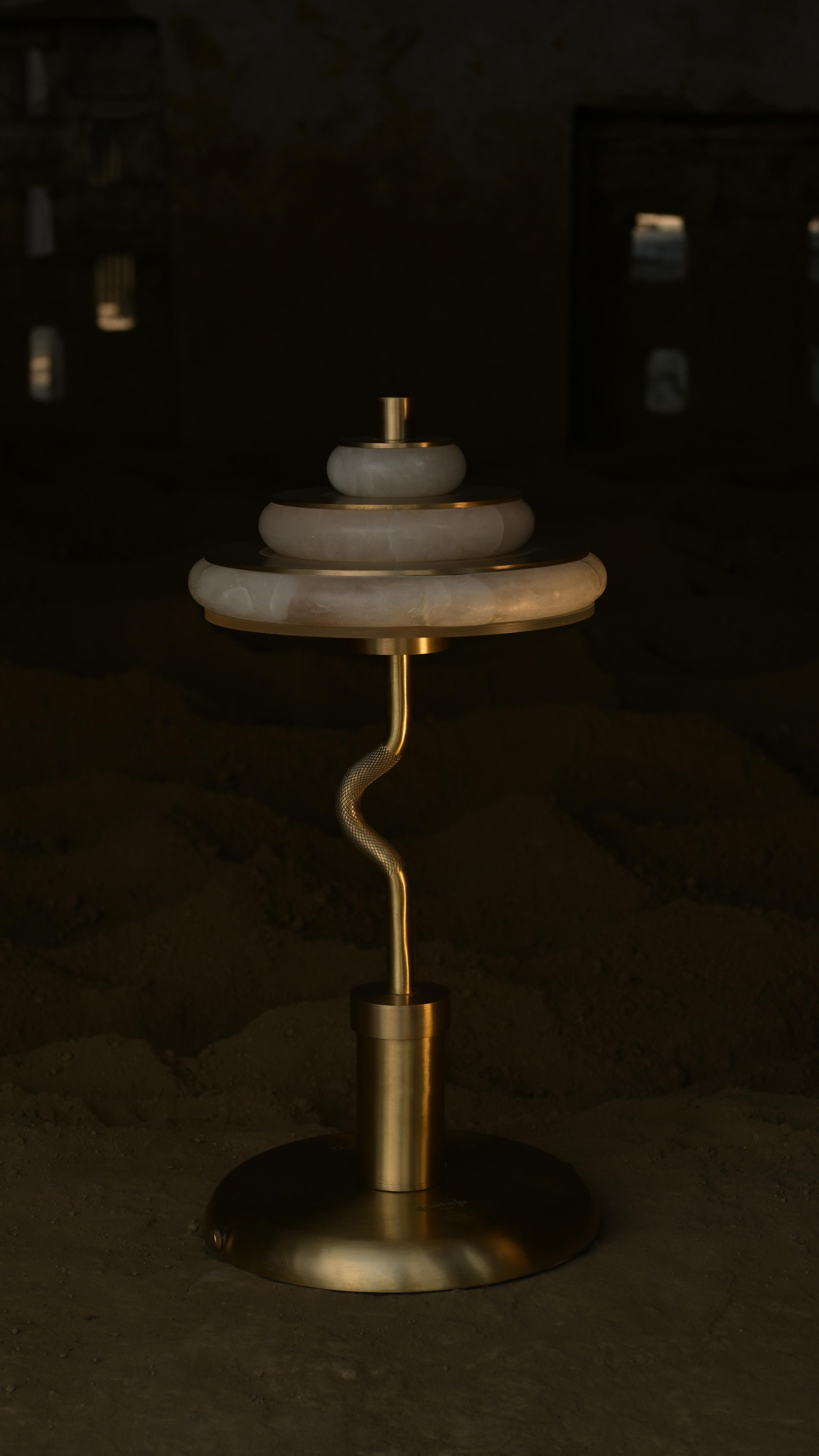 Lampe à poser portable Barbell par Studio Namit Khanna en vente 10