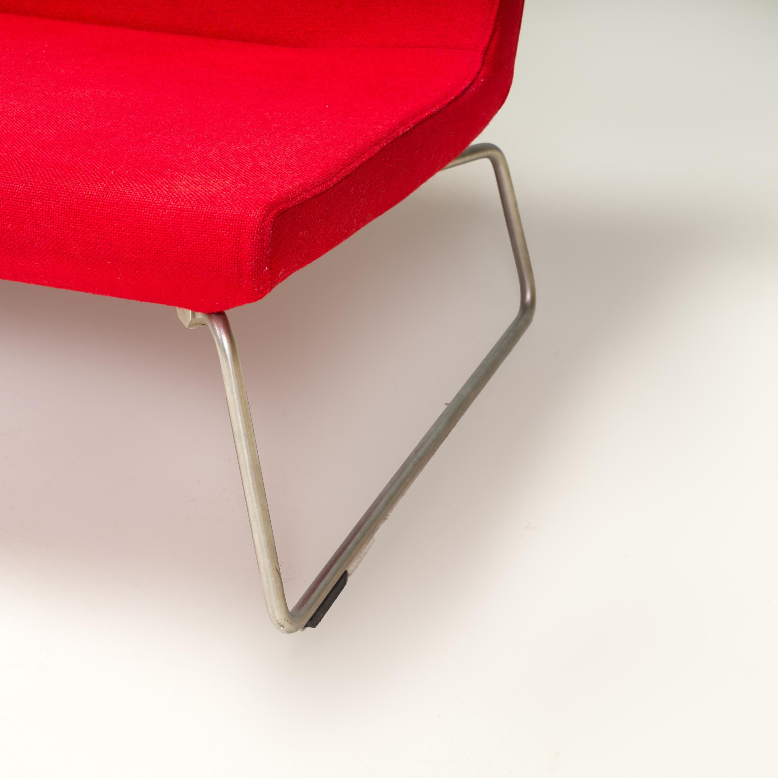 Fabric Barber & Osgerby for Cappellini Red Superlight 530 Sofa For Sale