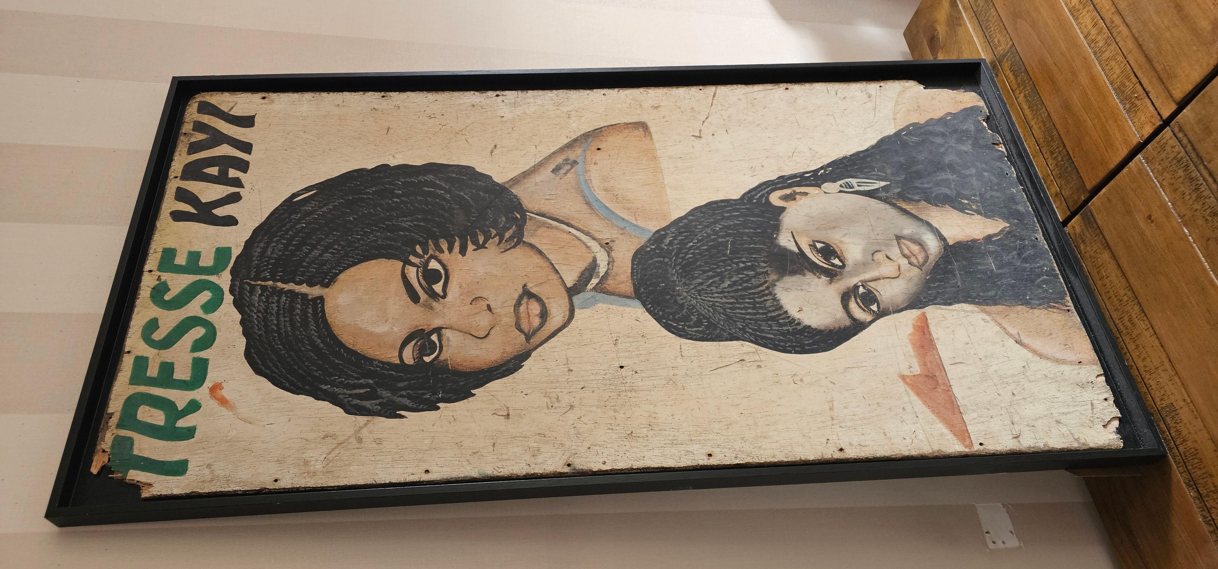 Cartel de peluquería Togolés en venta